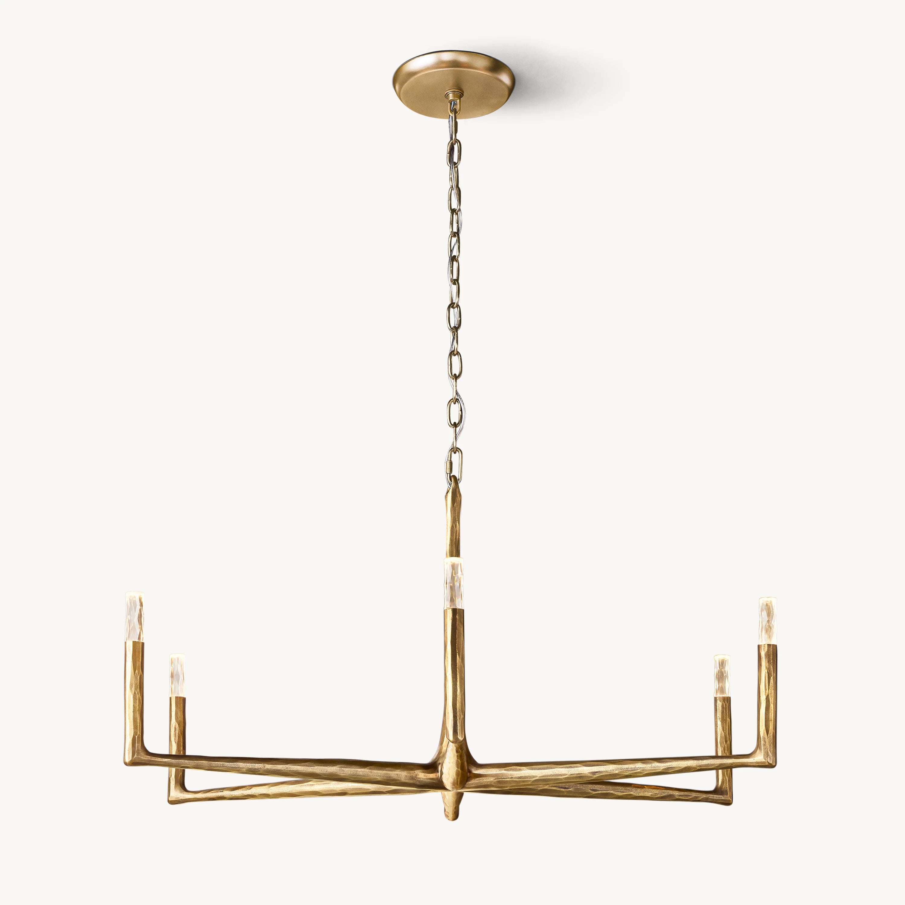 48 Inch Forged Candlestick Chandelier - Thaddeus