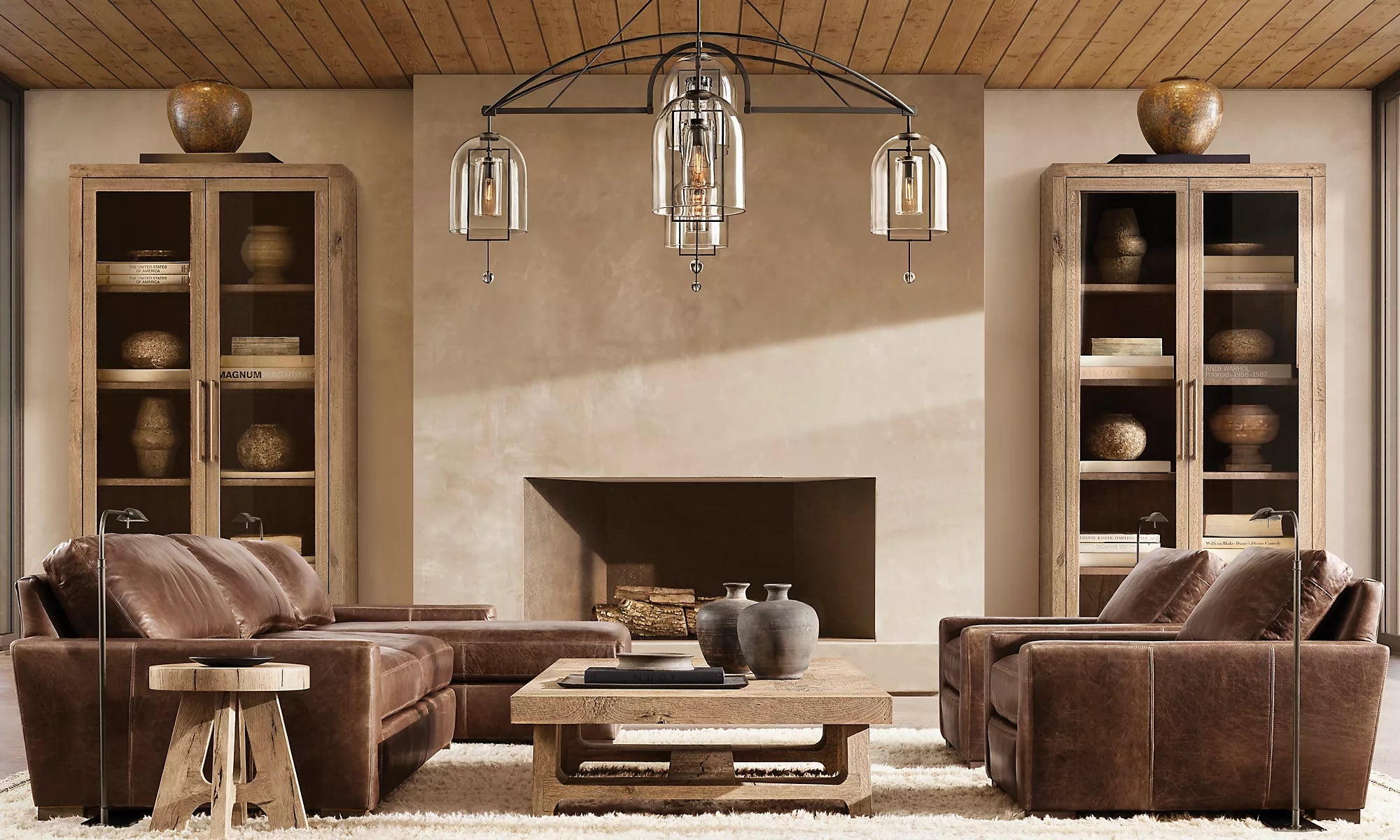 61 Inch Bell Glass Chandelier - Fulcrum