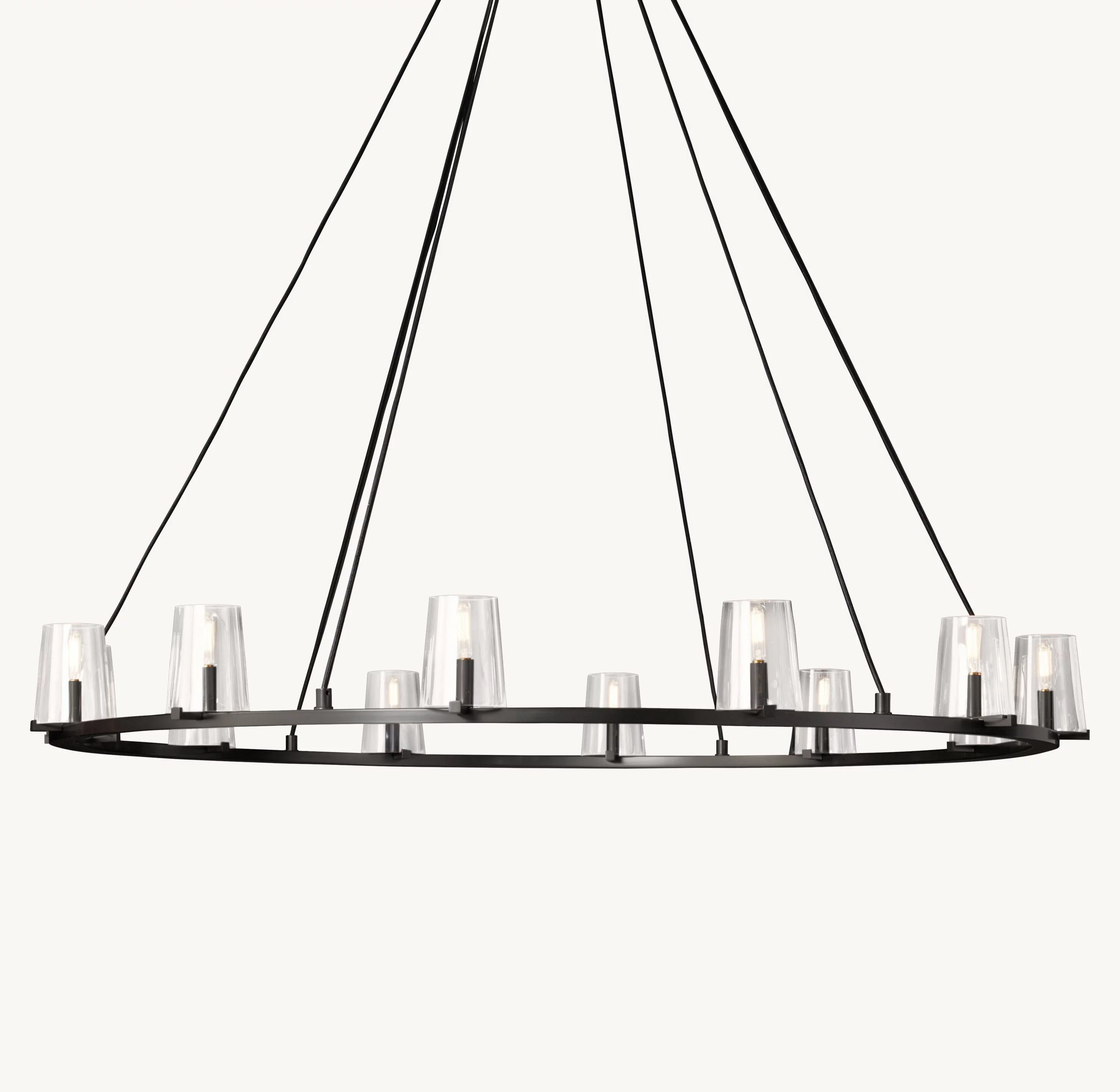 60 Inch Hurricane Candle Ring Chandelier - Pauillac