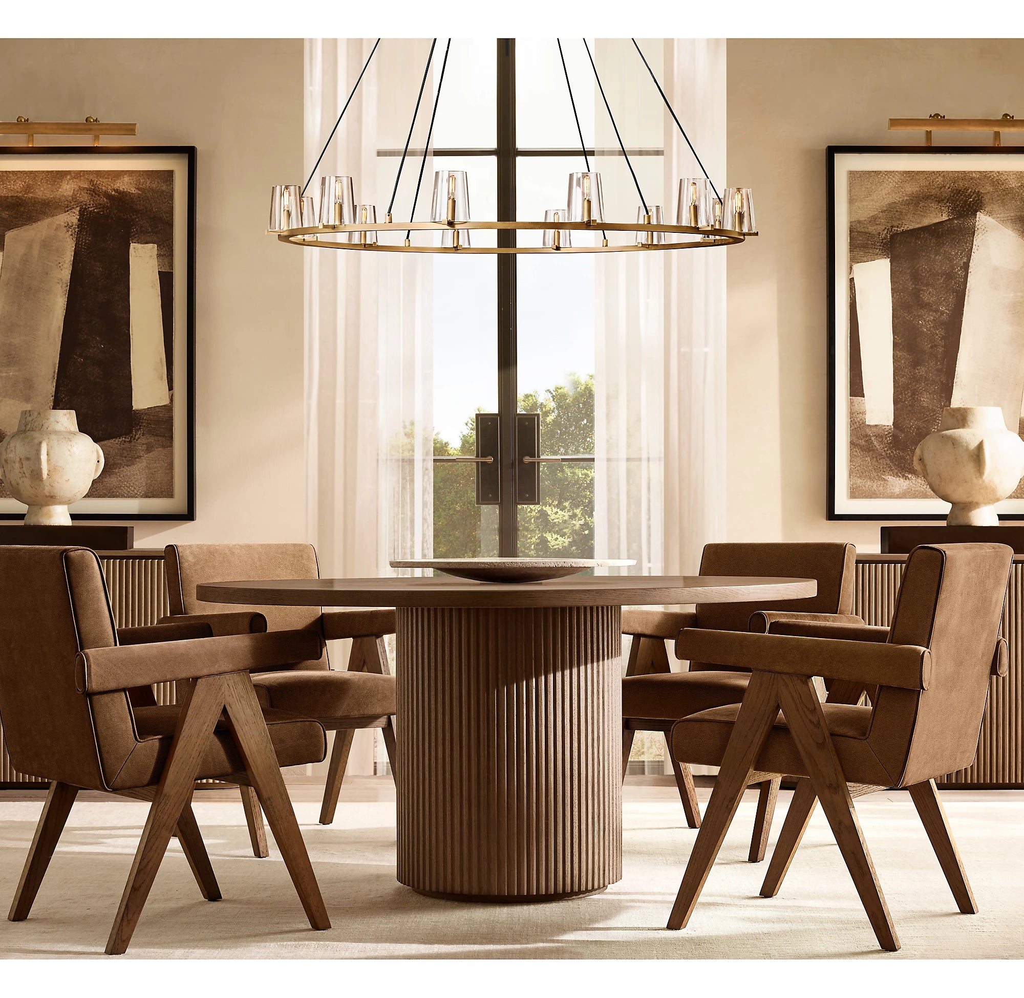 60 Inch Hurricane Candle Ring Chandelier - Pauillac