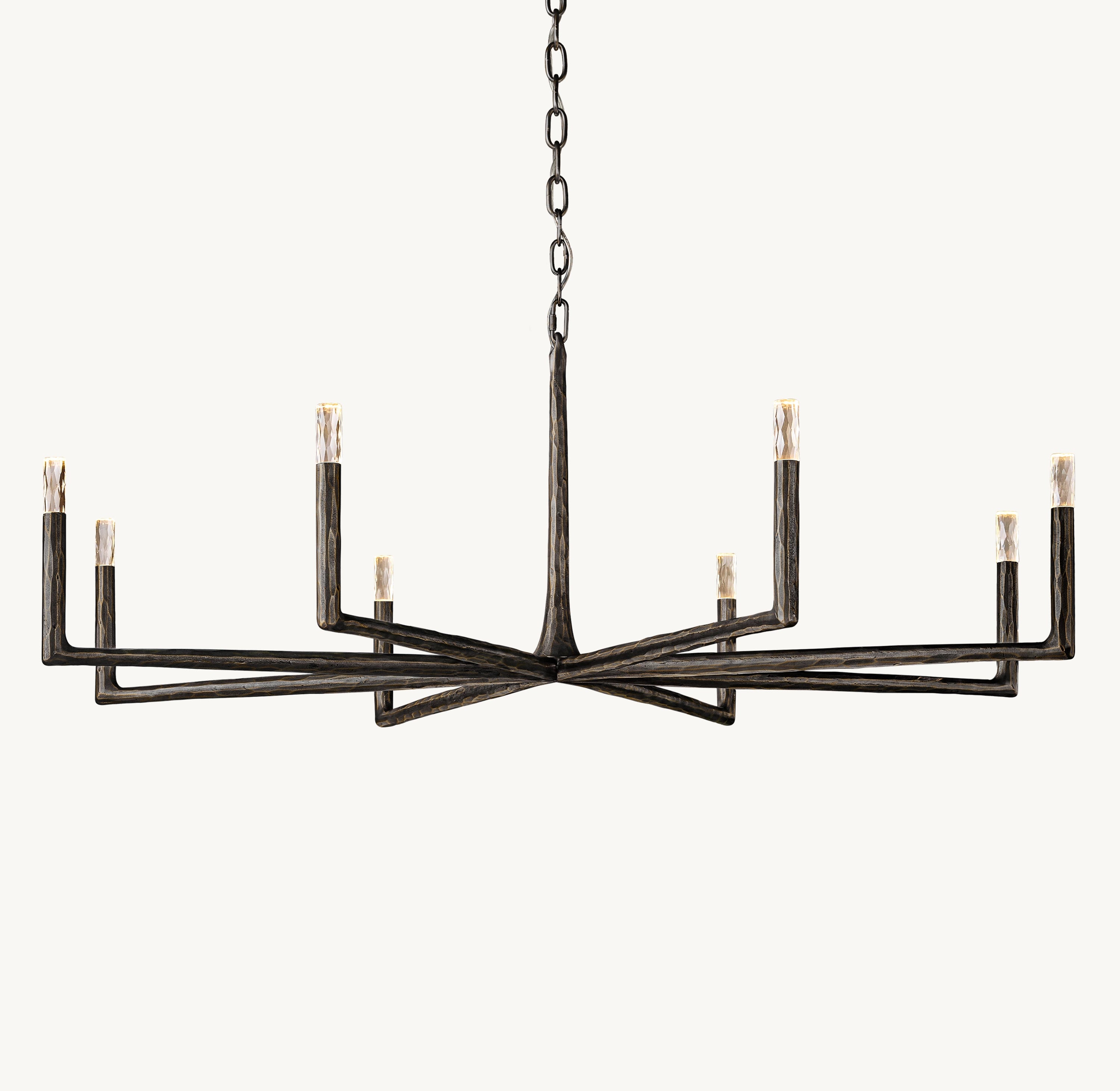 60 Inch Forged Candlestick Chandelier - Thaddeus