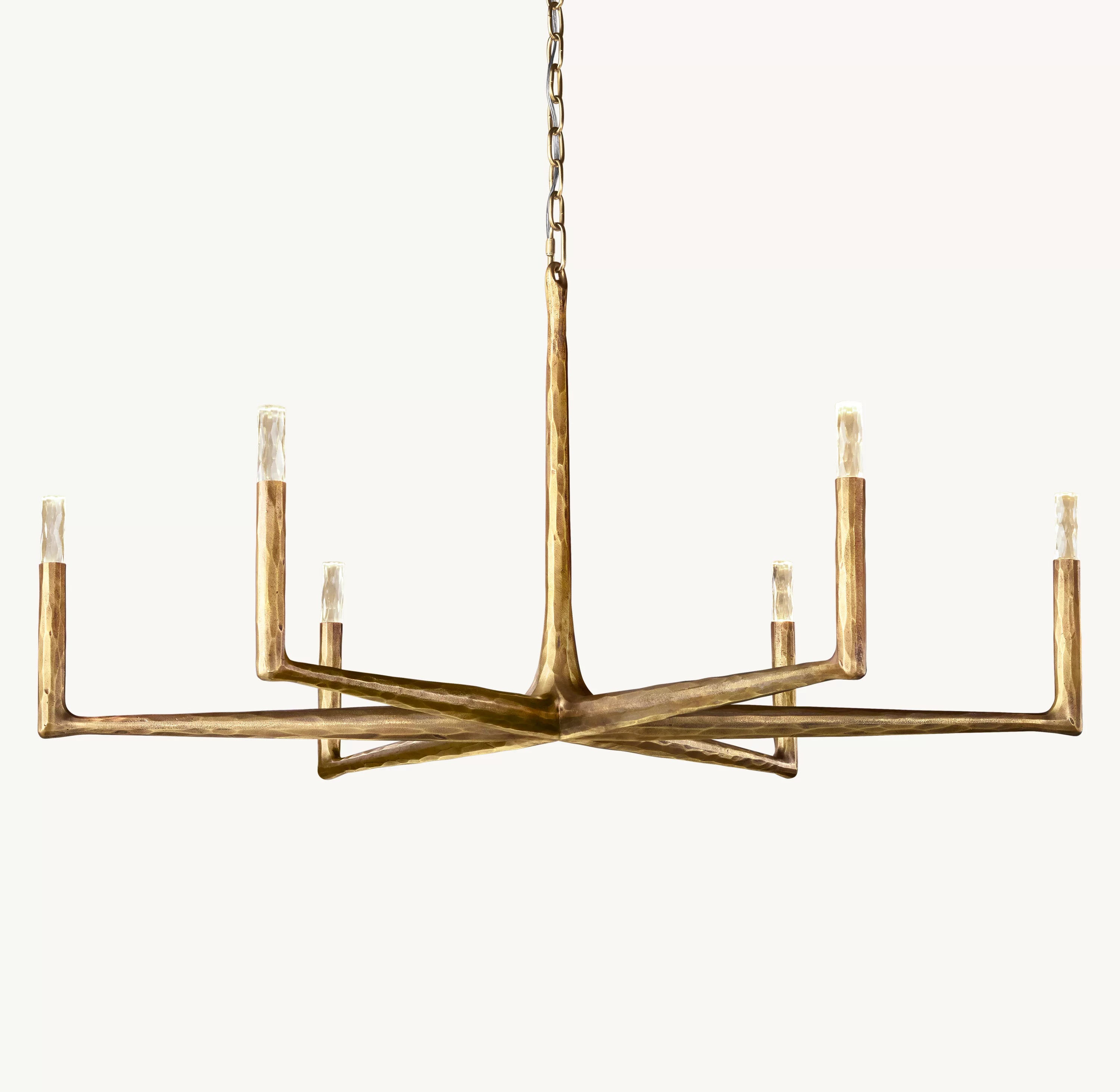 48 Inch Forged Candlestick Chandelier - Thaddeus