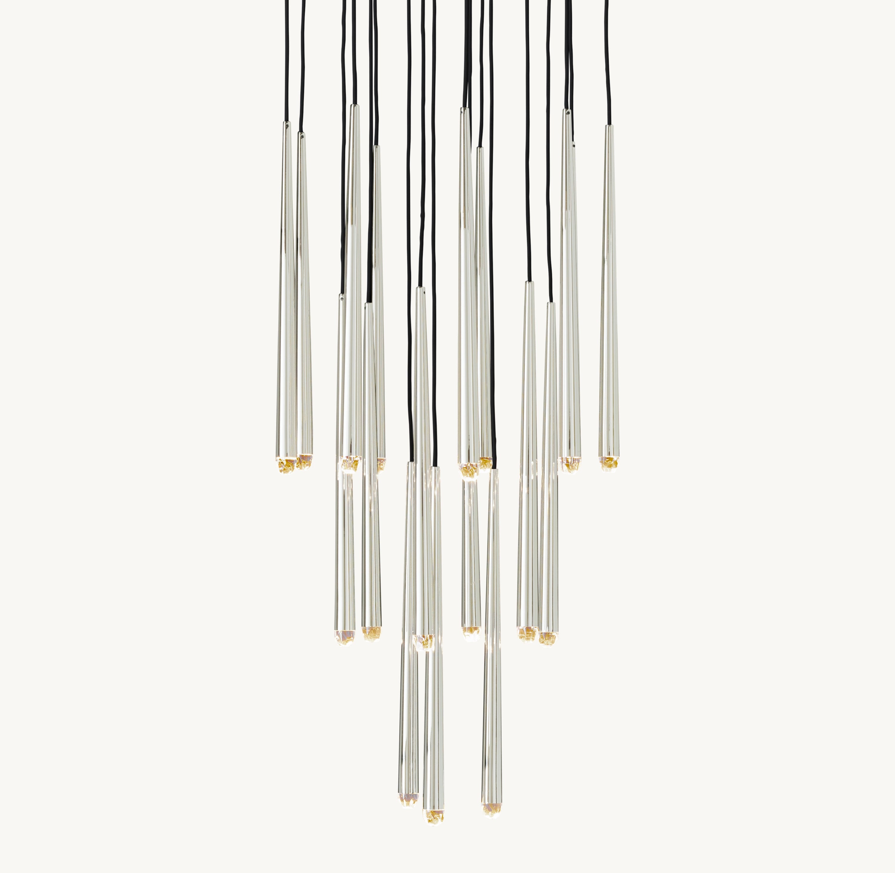 30 Inch Pin Cascading Round Chandelier - Aquitaine