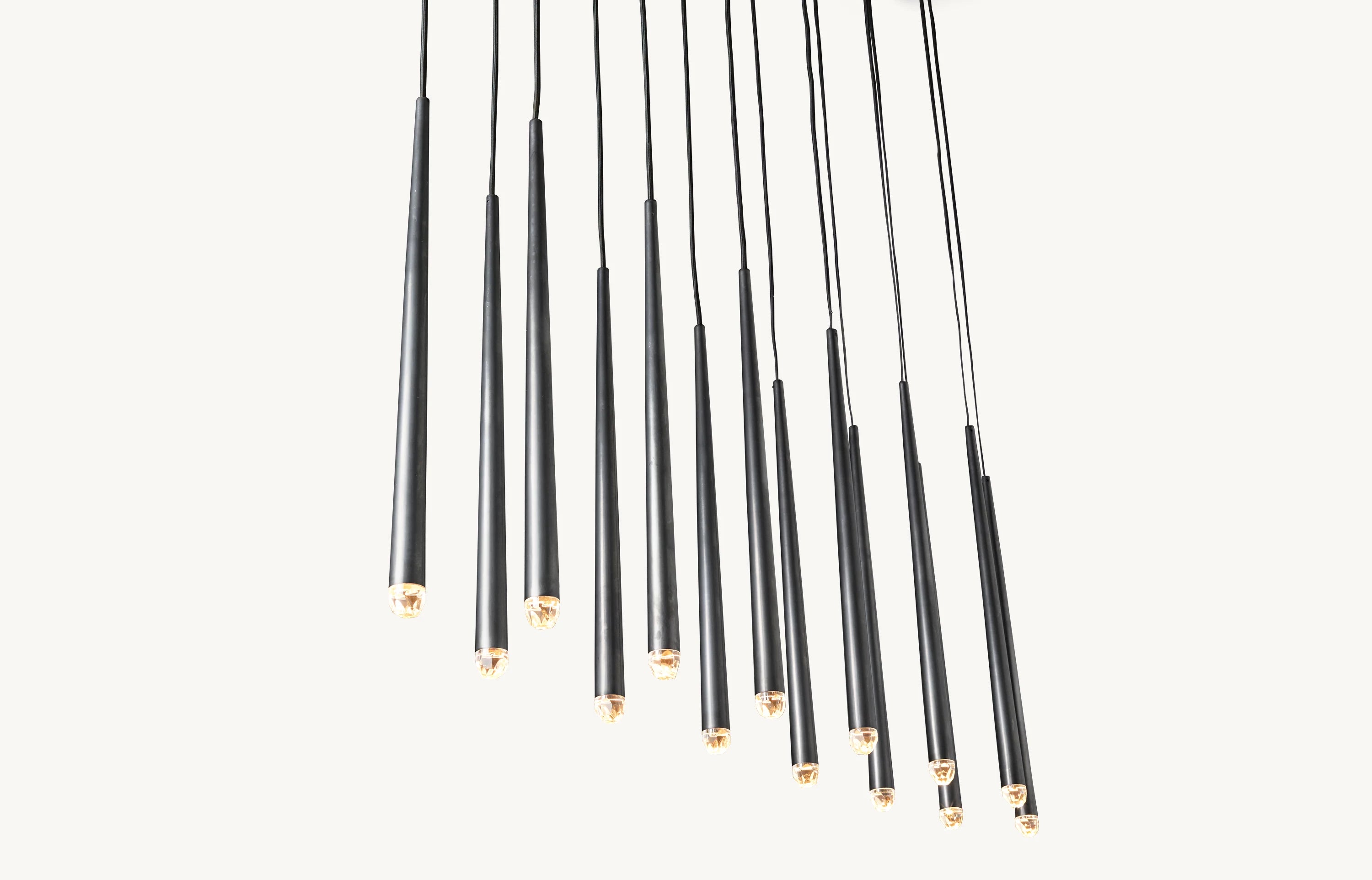 72 Inch Pin Linear Chandelier - Aquitaine