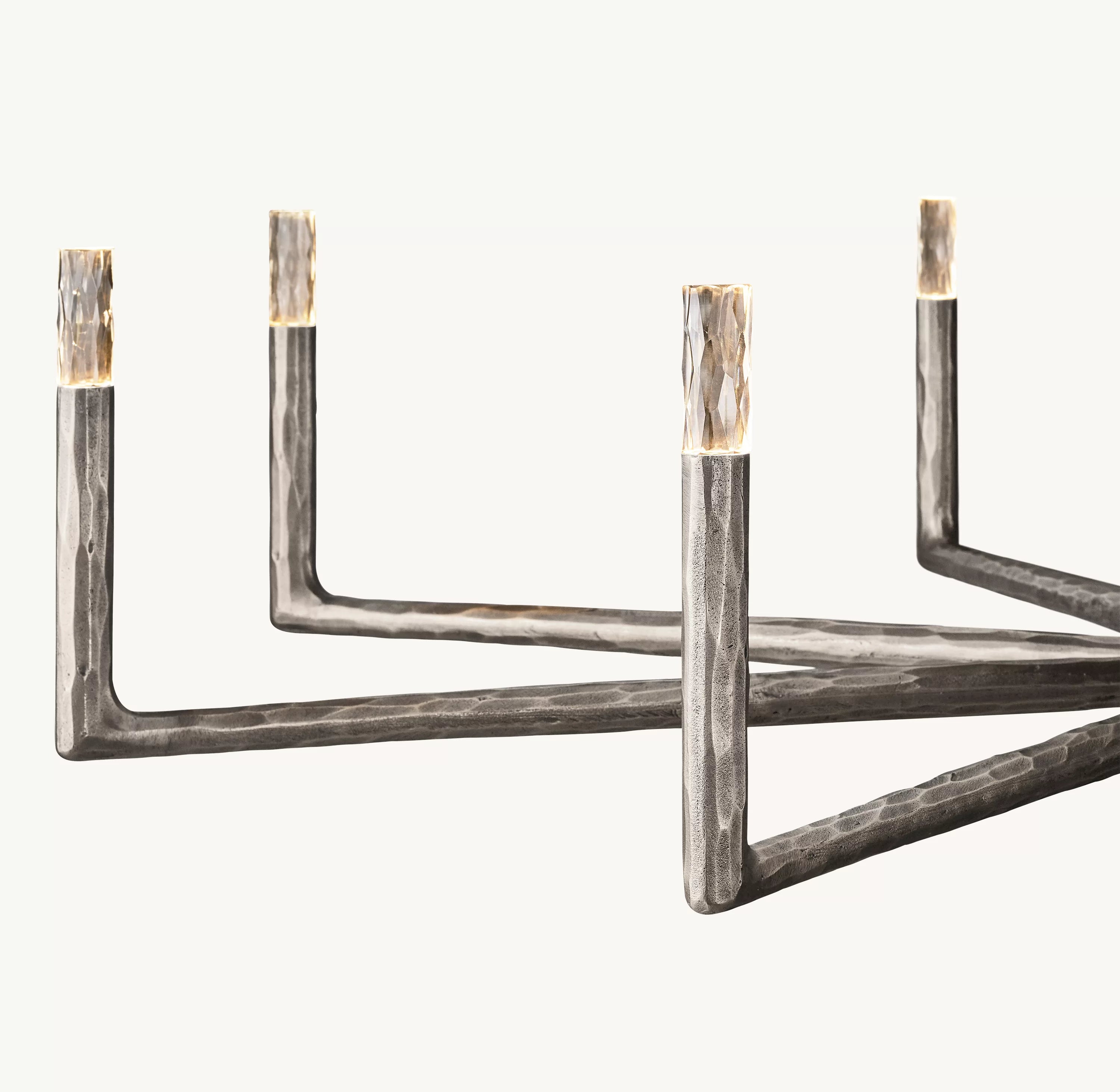 60 Inch Forged Candlestick Chandelier - Thaddeus