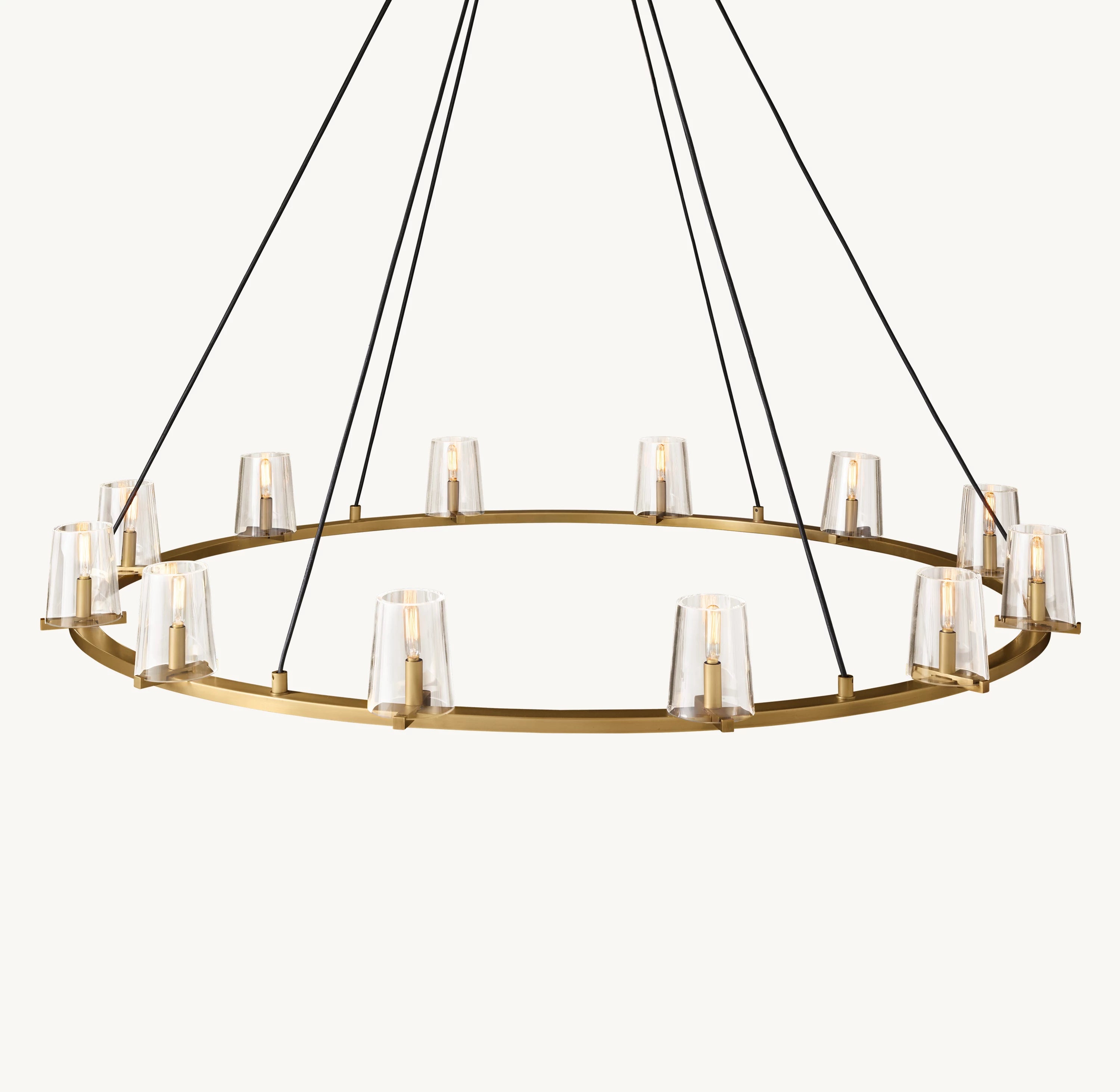60 Inch Hurricane Candle Ring Chandelier - Pauillac
