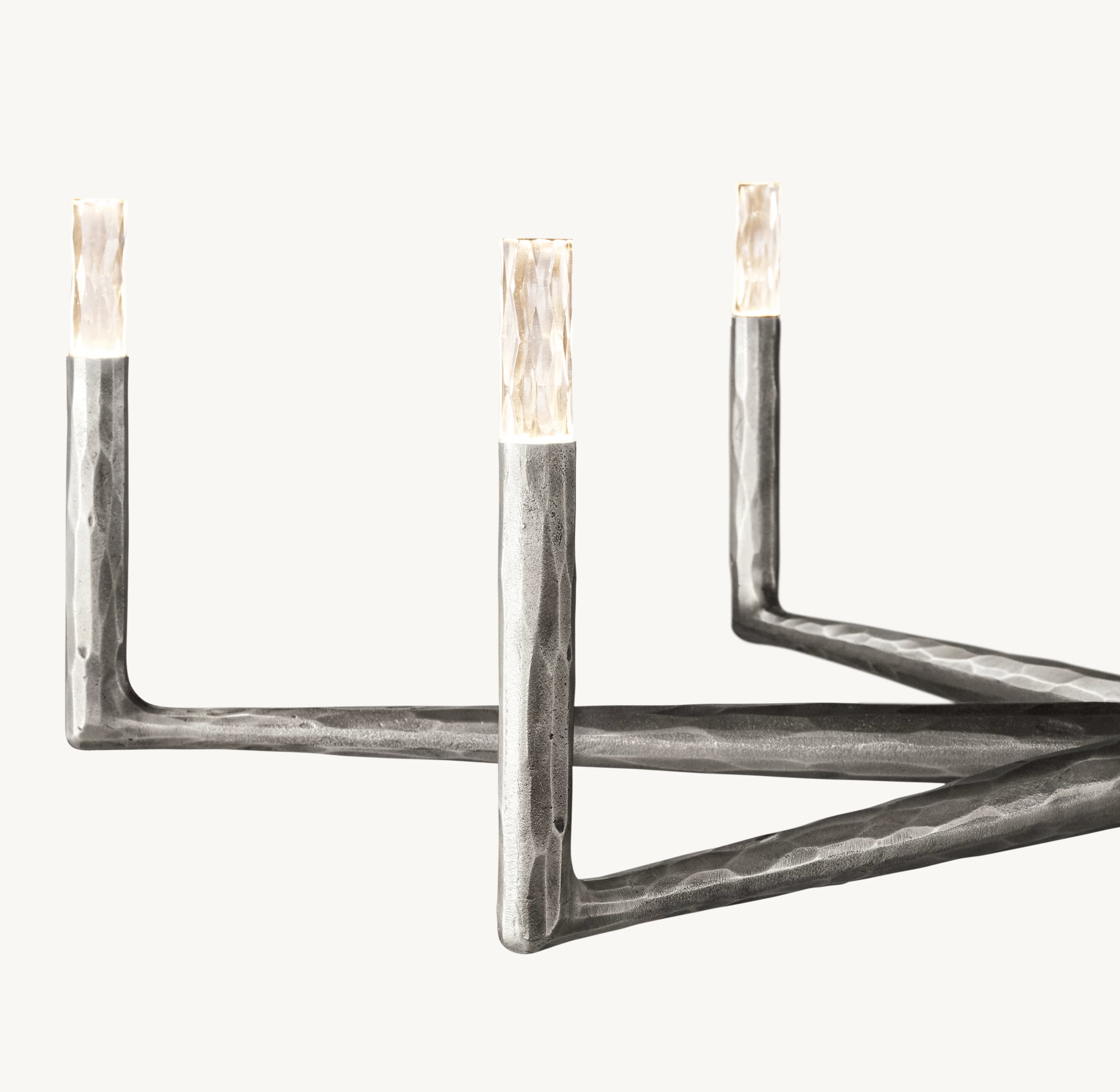 48 Inch Forged Candlestick Chandelier - Thaddeus