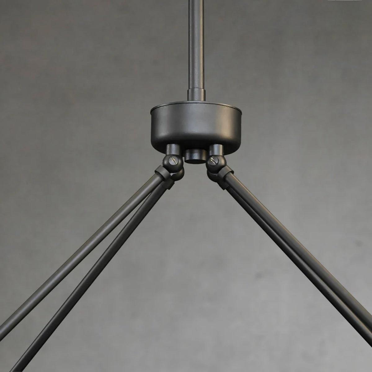 48 Inch Forged Iron Rectangular LED Chandelier - Peralta
