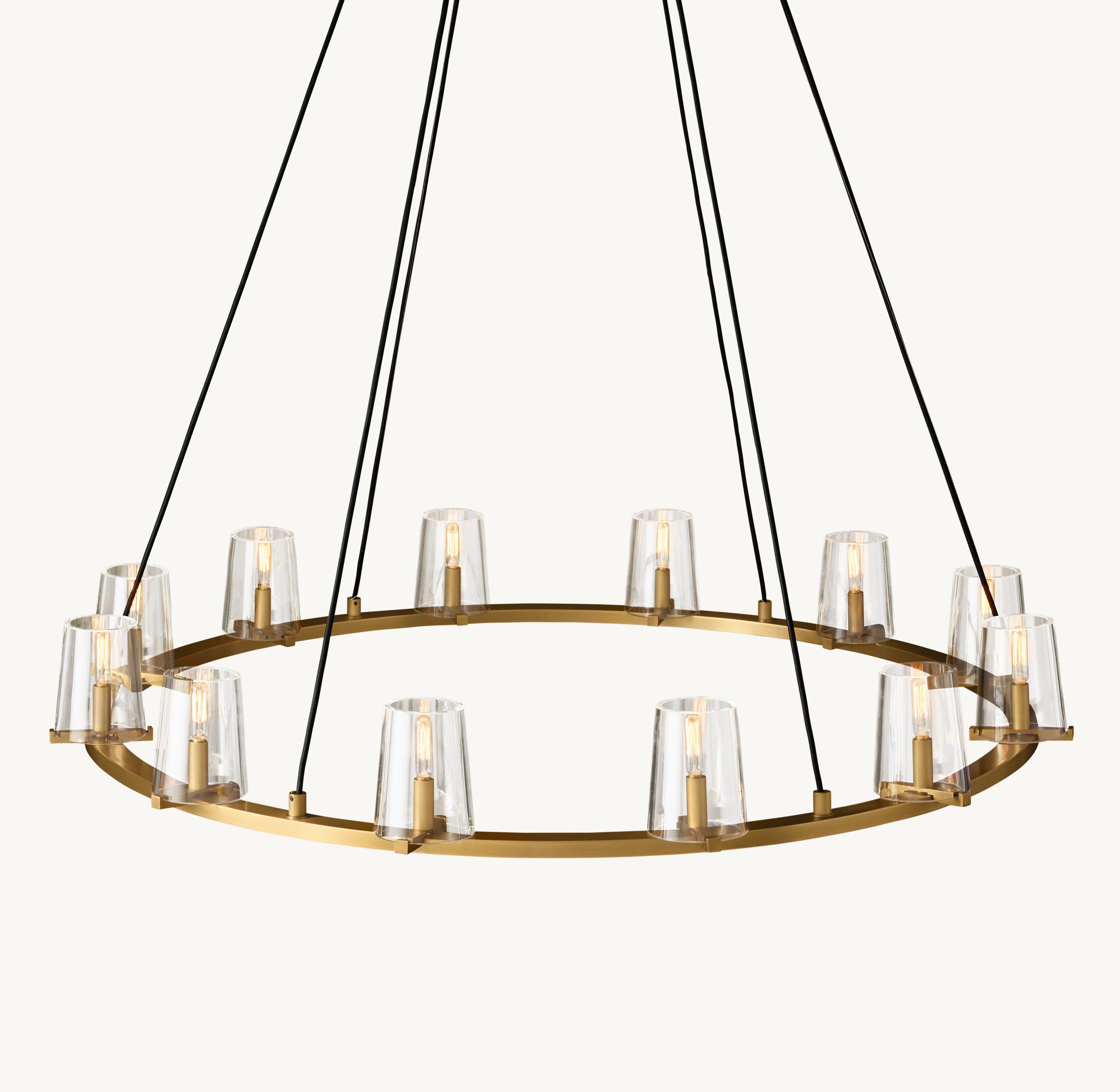 48 Inch Hurricane Candle Ring Chandelier - Pauillac