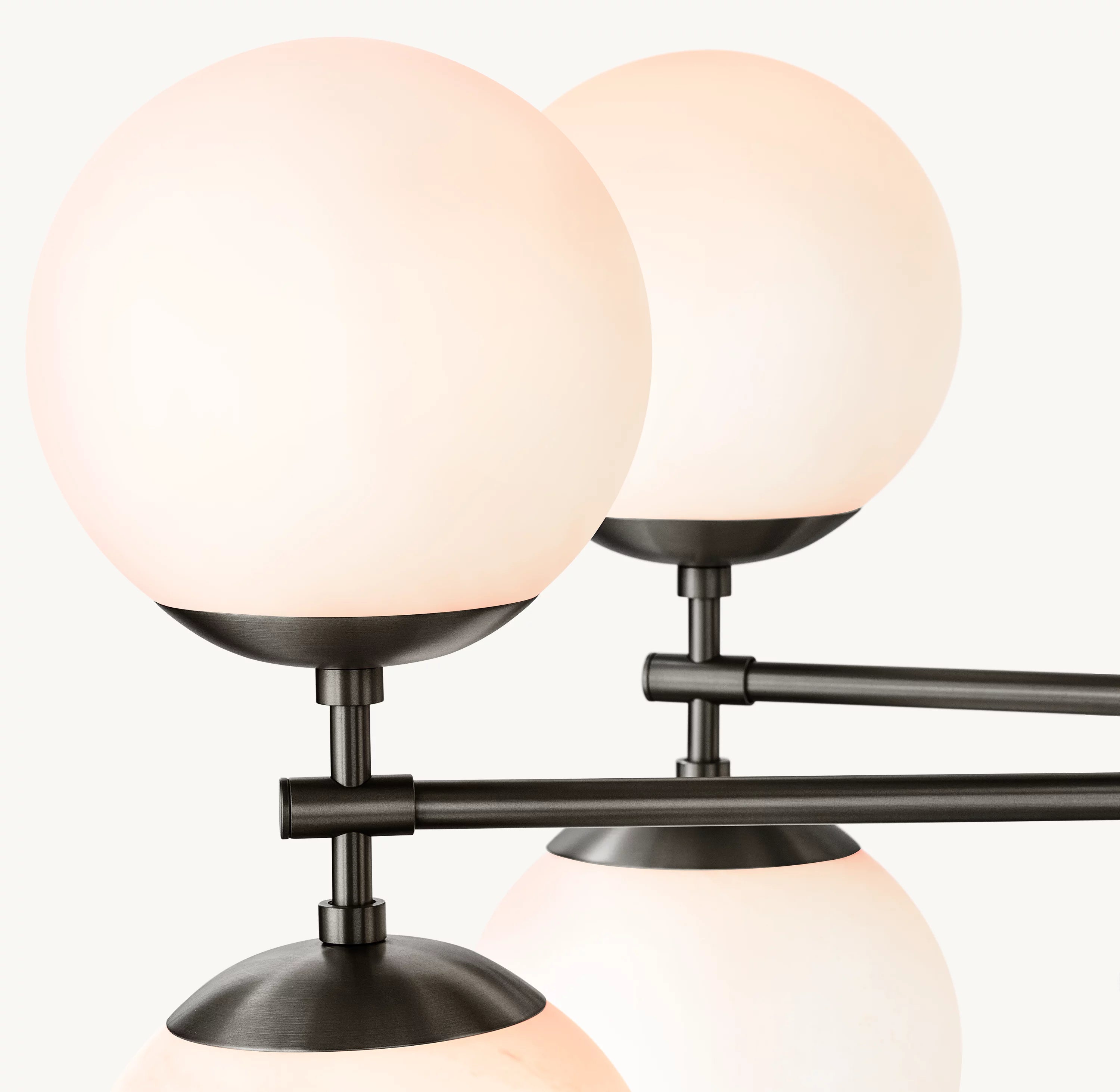 51 Inch Alabaster Bubble Chandelier - Cirque
