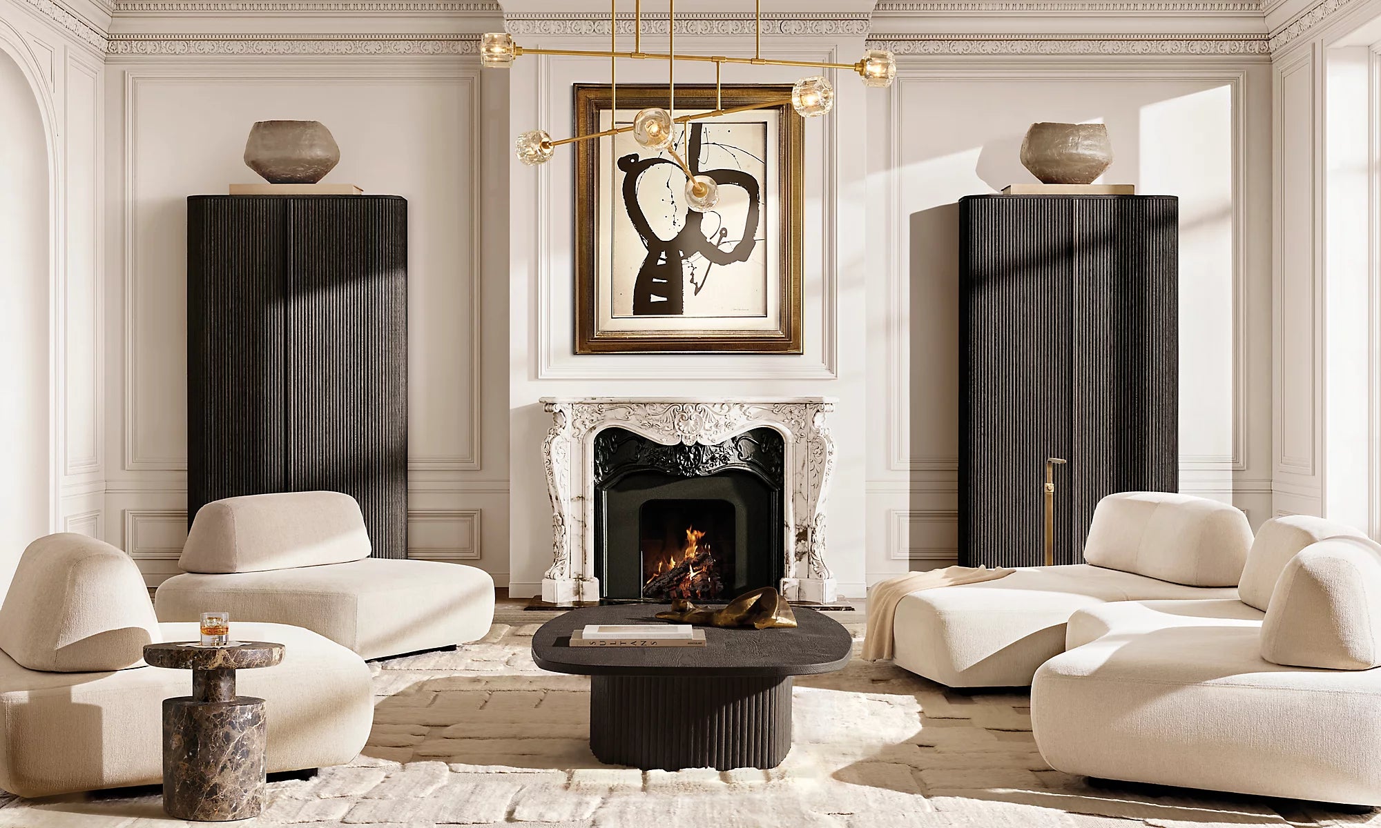 48 Inch Mobile Crystal Chandelier - Demaret