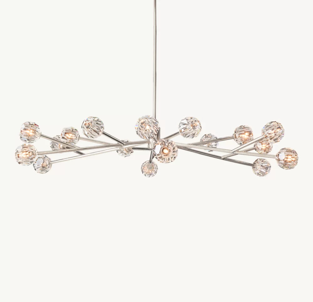 72 Inch Crystal Arm Chandelier – Boule