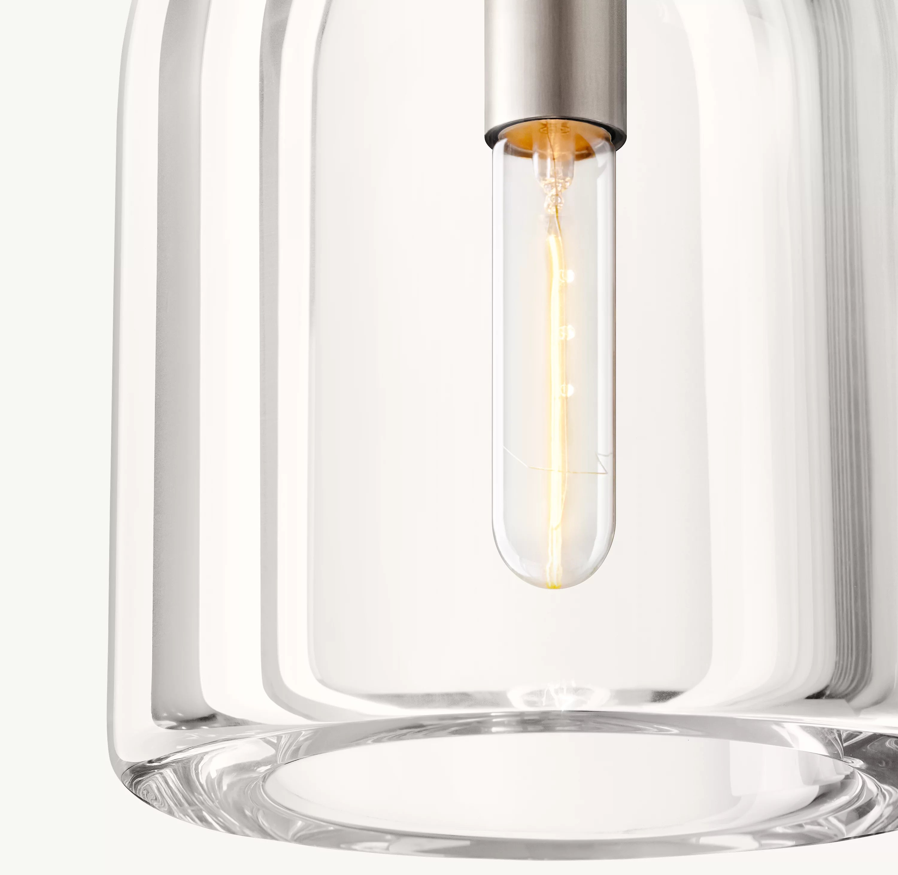 5 Inch Cloche Crystal Pendant Light - Botanist