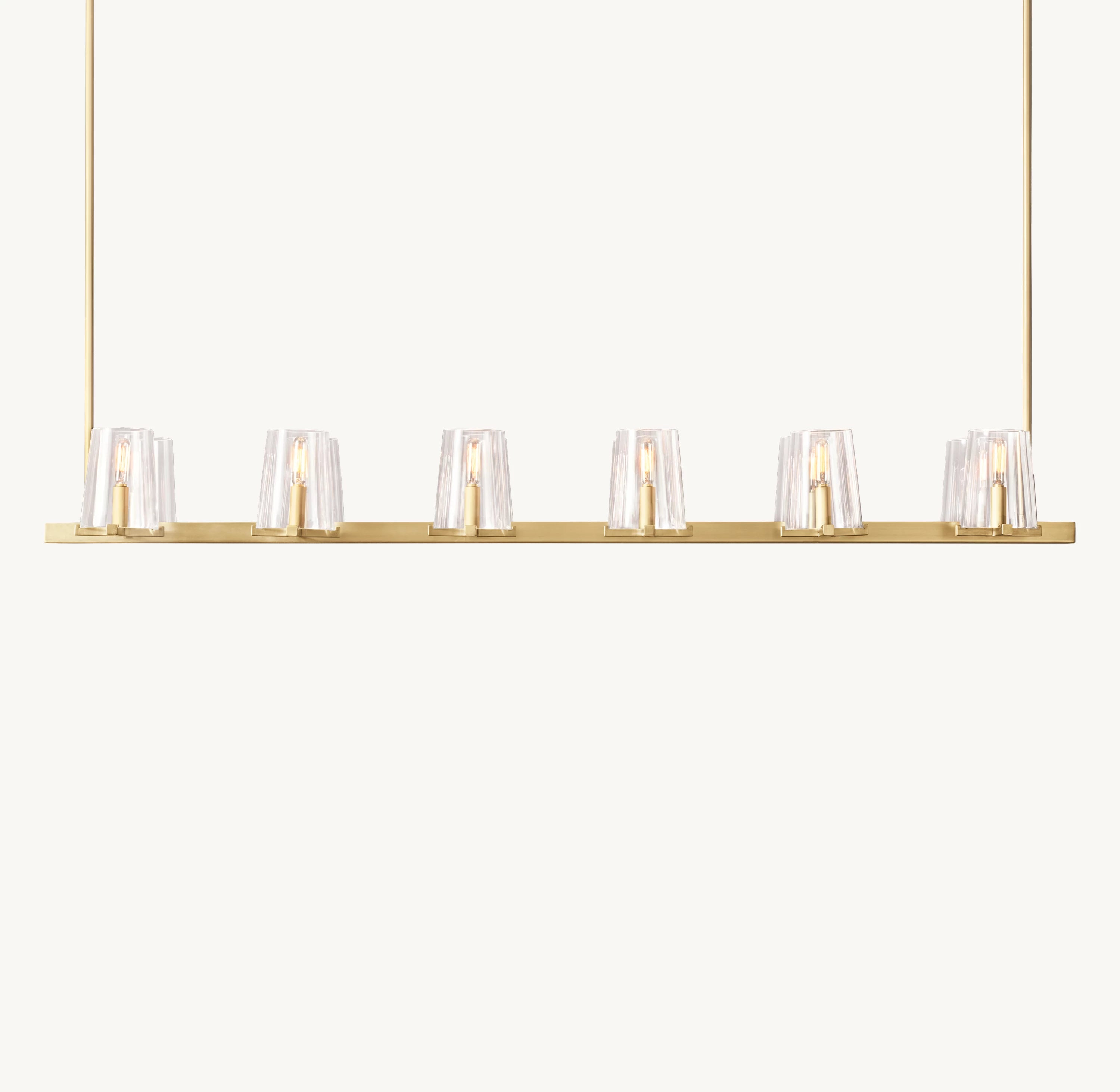 60 Inch Hurricane Candle Linear Chandelier - Pauillac