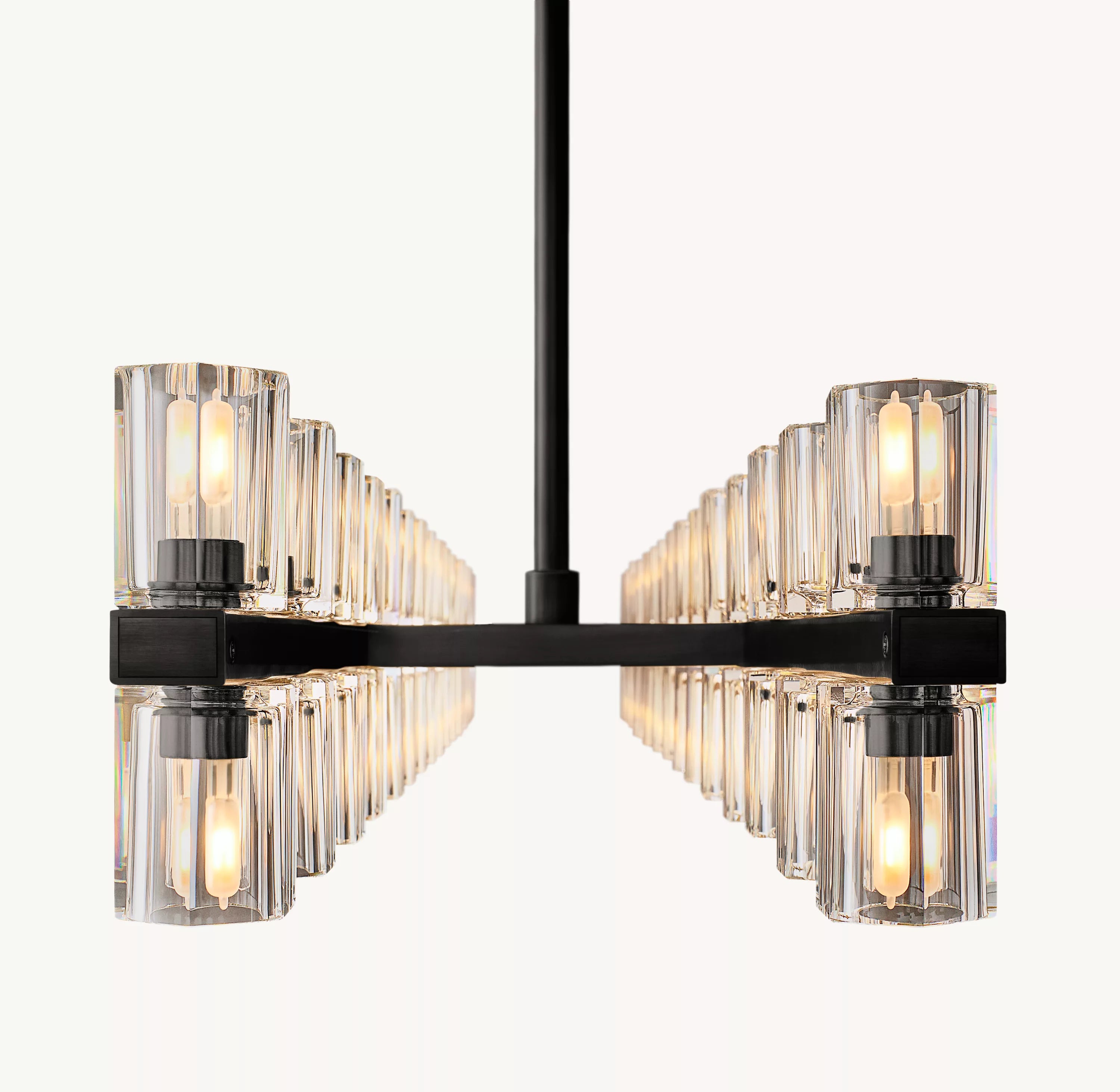 72 Inch Hexagonal Crystal Linear Chandelier – Arcachon