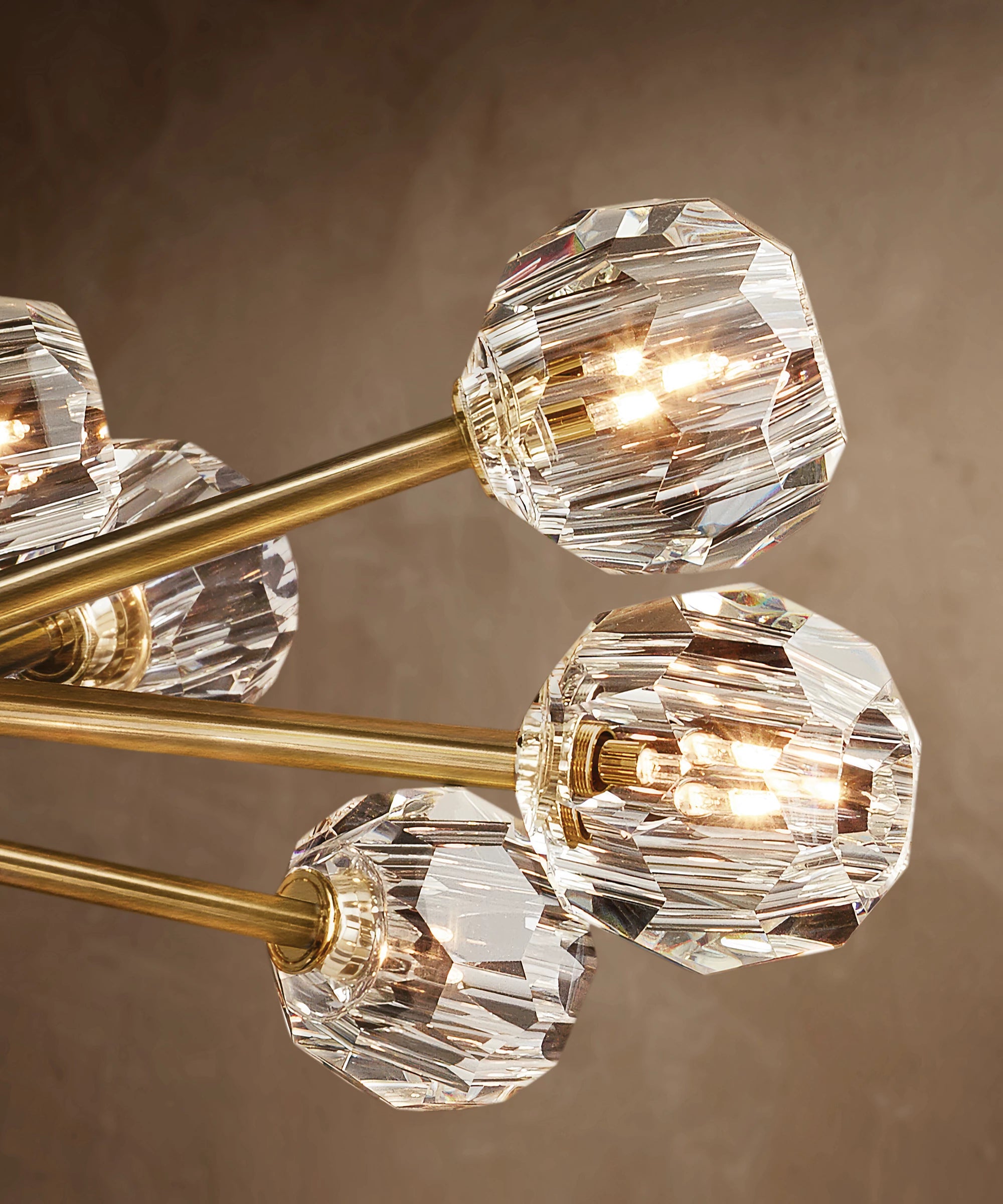 36 Inch Crystal Arm Chandelier – Boule