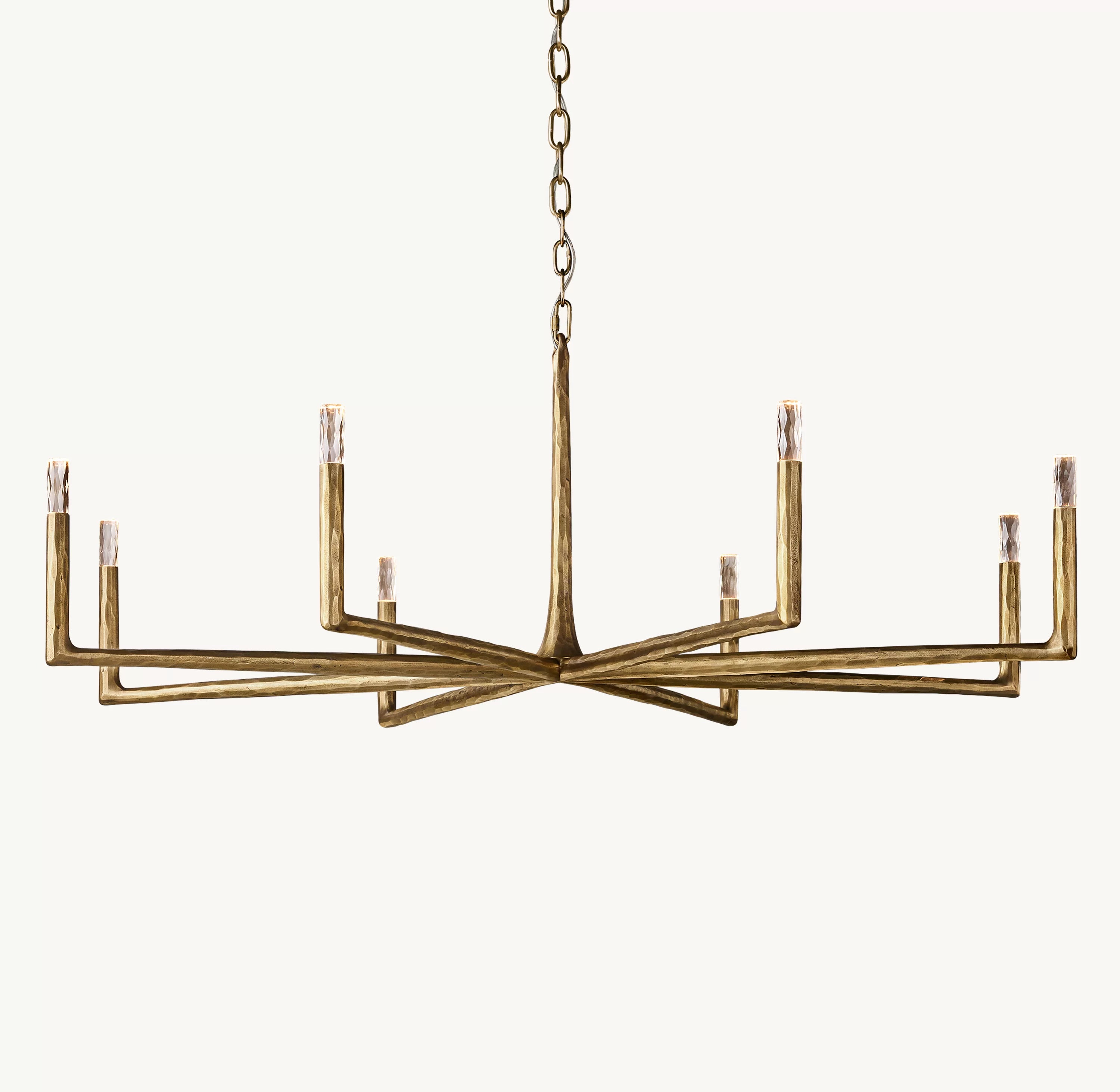 60 Inch Forged Candlestick Chandelier - Thaddeus