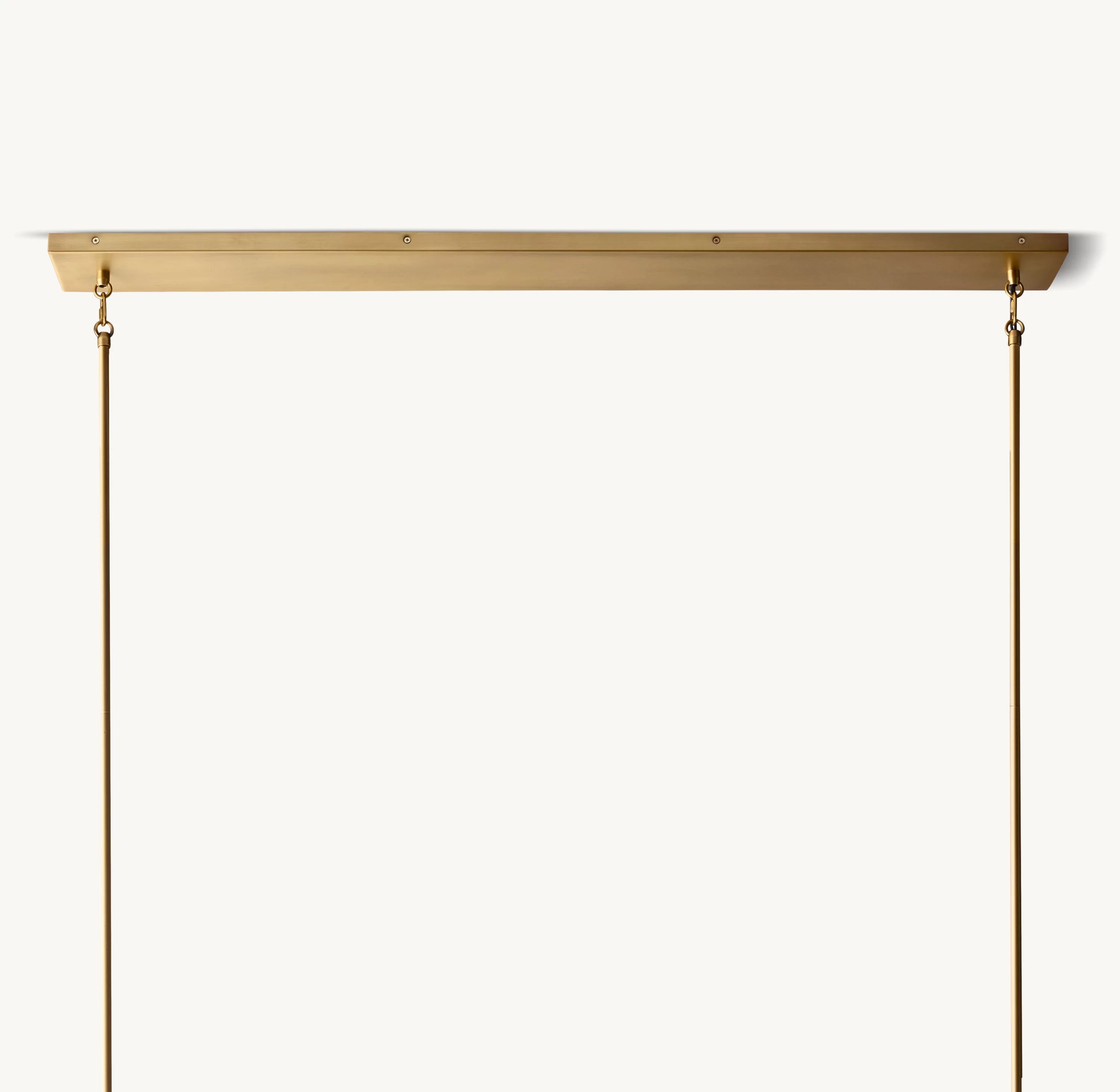 49 Inch Hurricane Candle Linear Chandelier - Pauillac