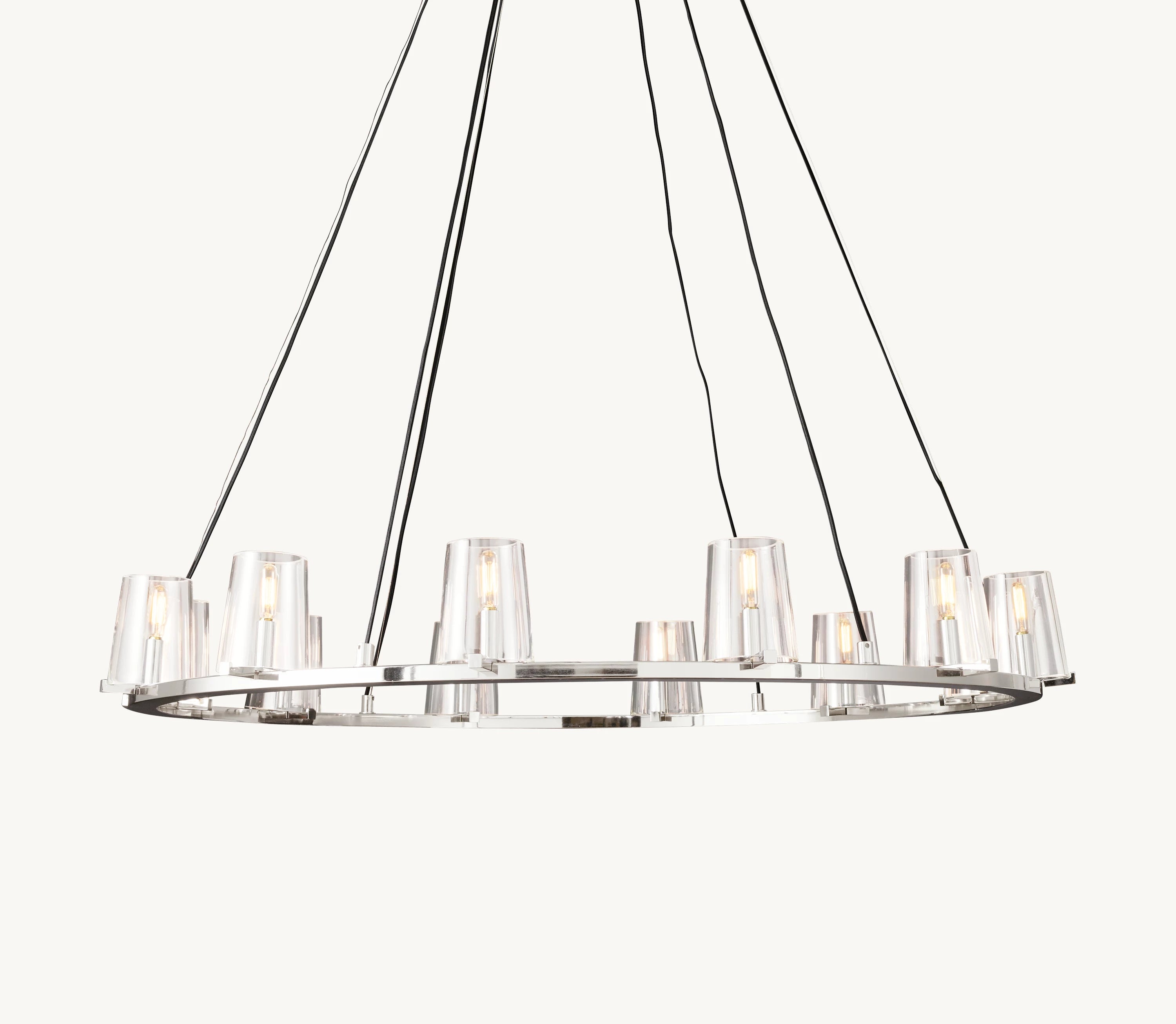 48 Inch Hurricane Candle Ring Chandelier - Pauillac