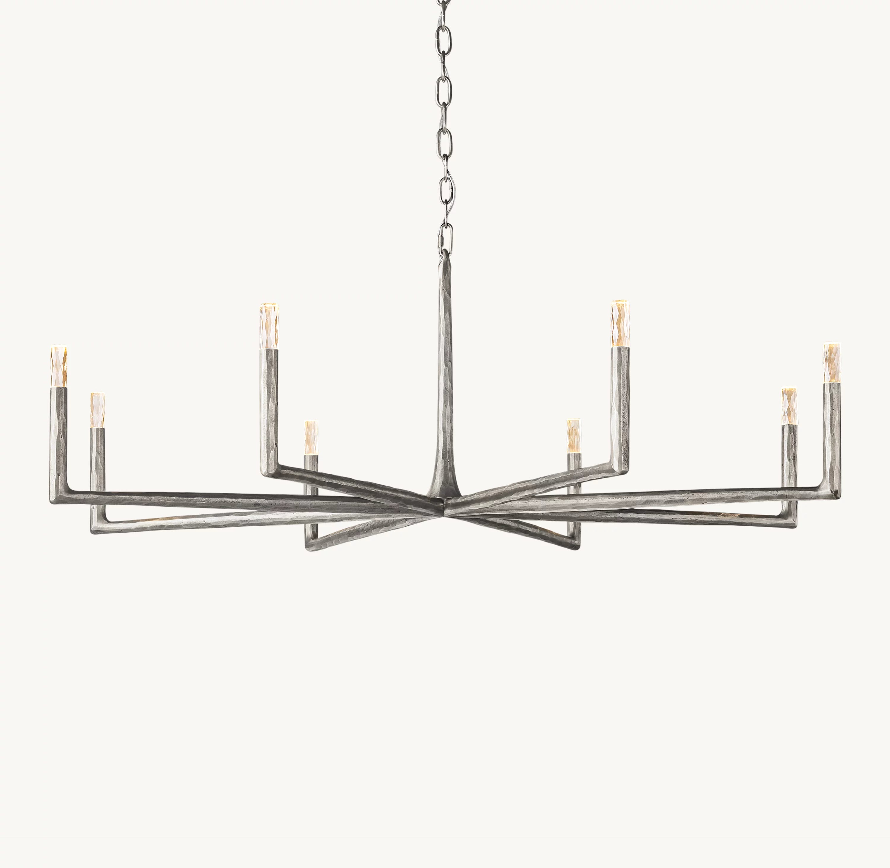 60 Inch Forged Candlestick Chandelier - Thaddeus