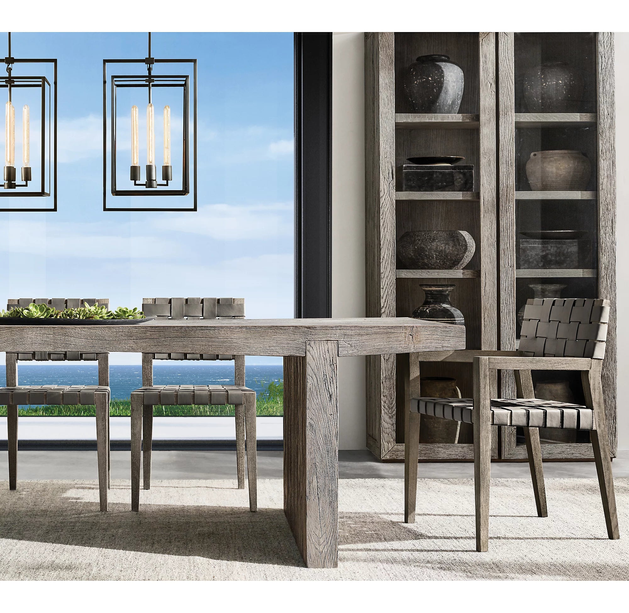 16 Inch Glass Lantern Pendant Light - Beckman