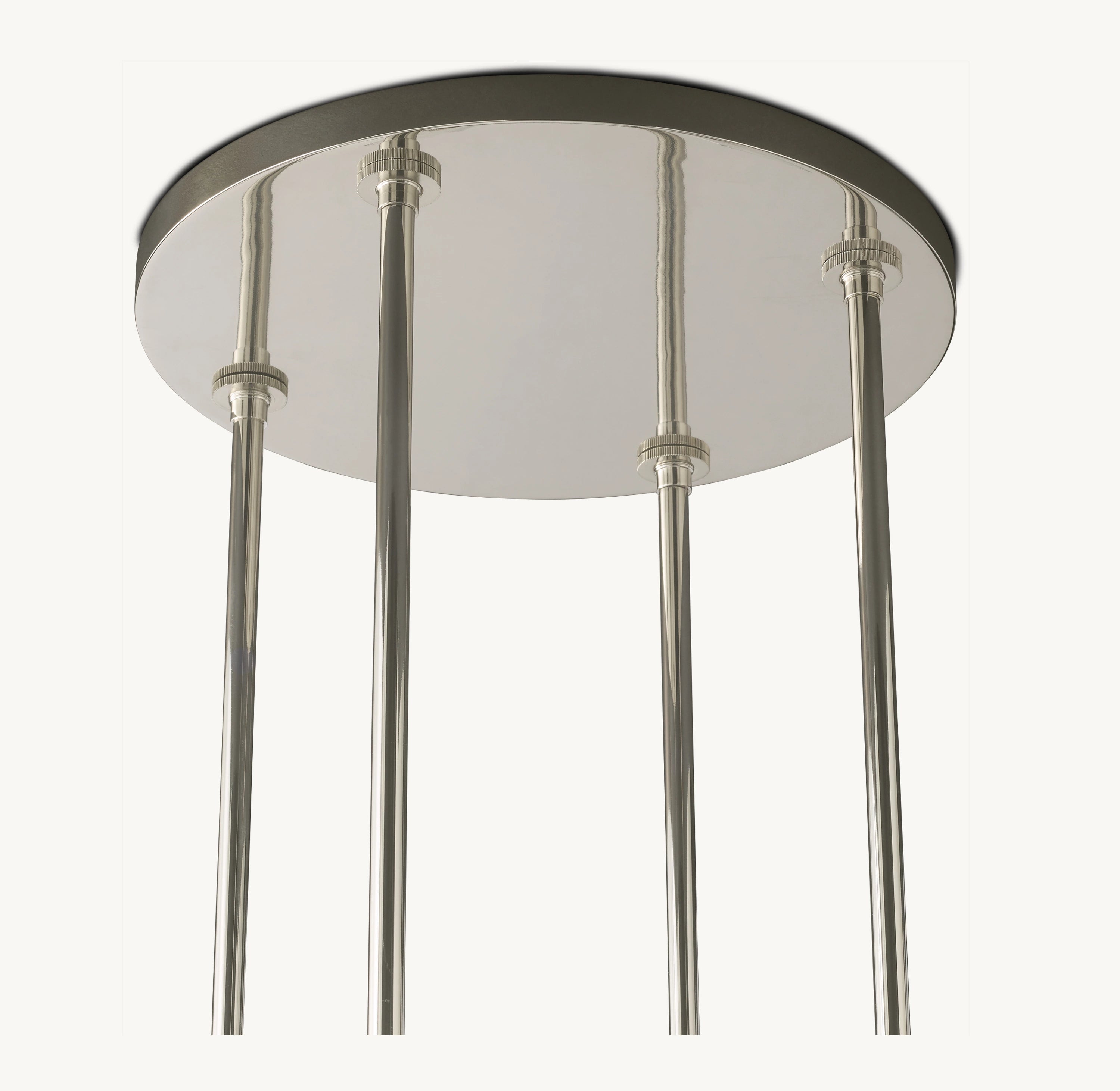 48 Inch Cylindrical Glass Candle Round Chandelier - Ravelle
