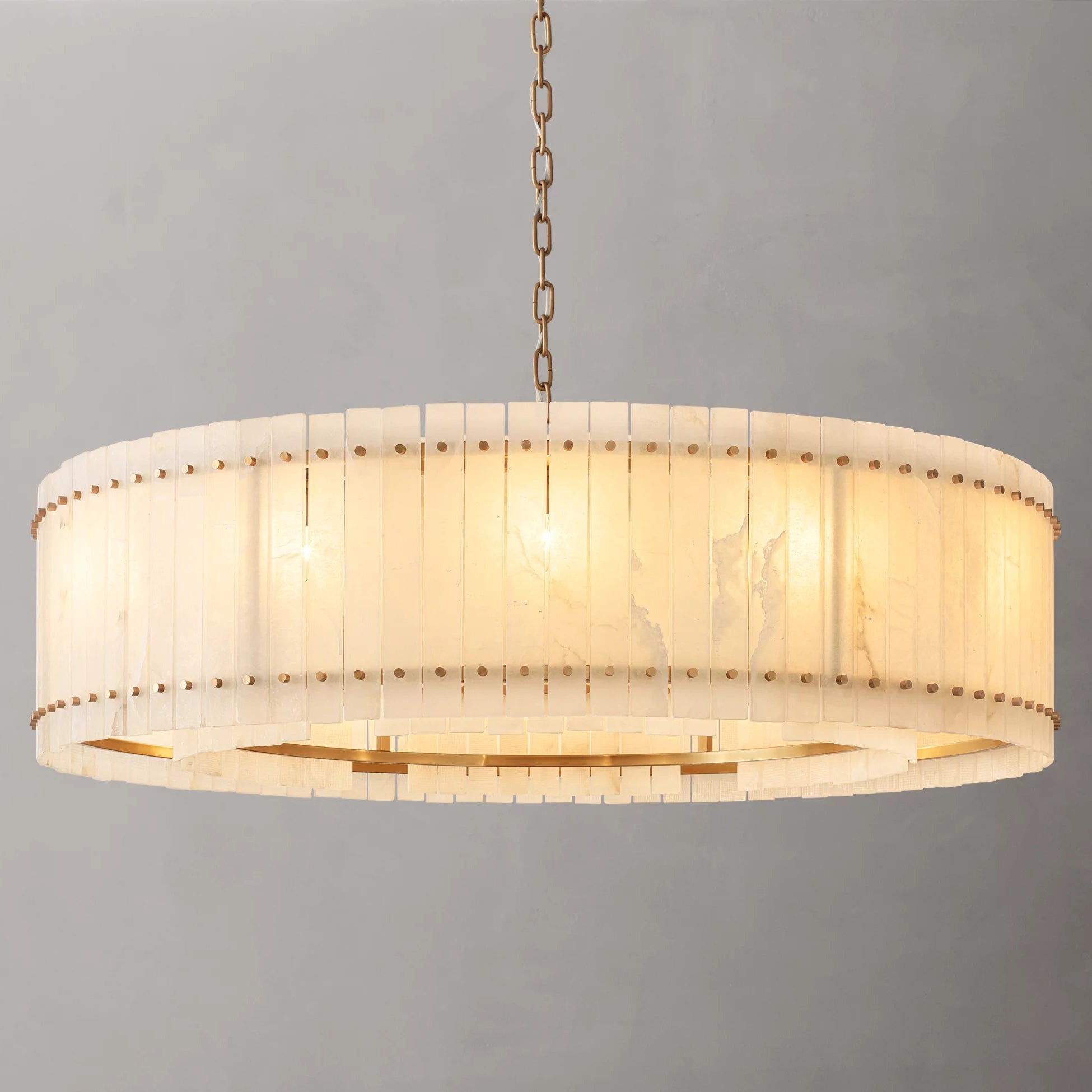 60 Inch Alabaster Round Chandelier - San Marco