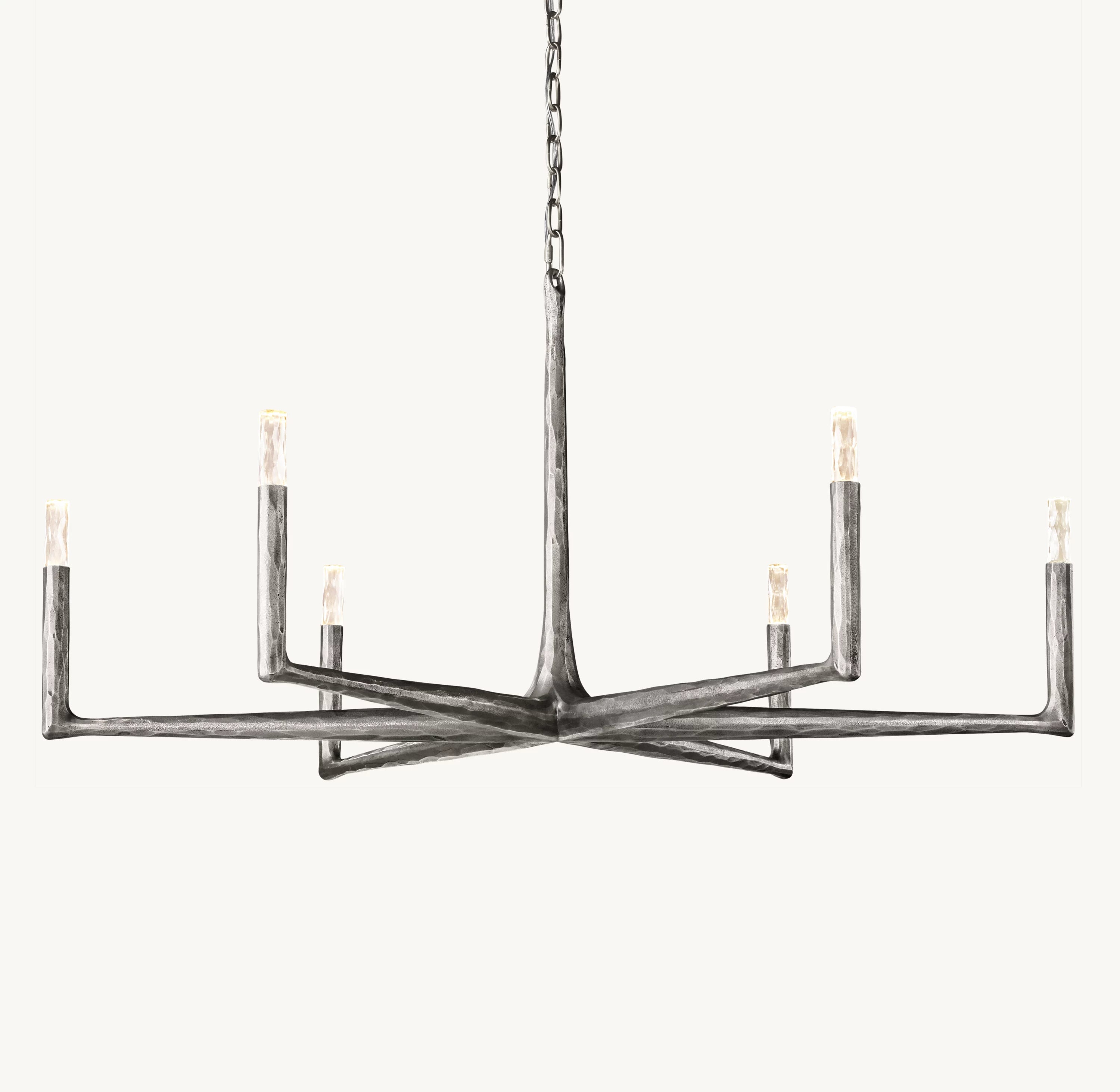 48 Inch Forged Candlestick Chandelier - Thaddeus