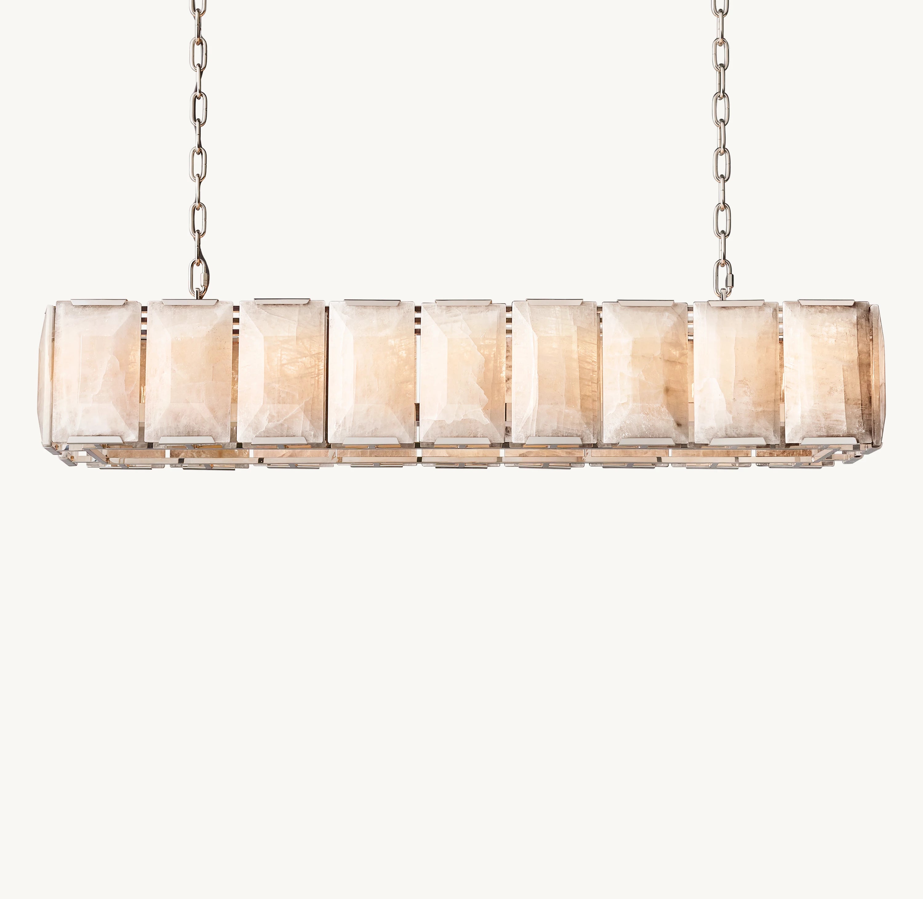60 Inch Alabaster Rectangular Chandelier – Harlow