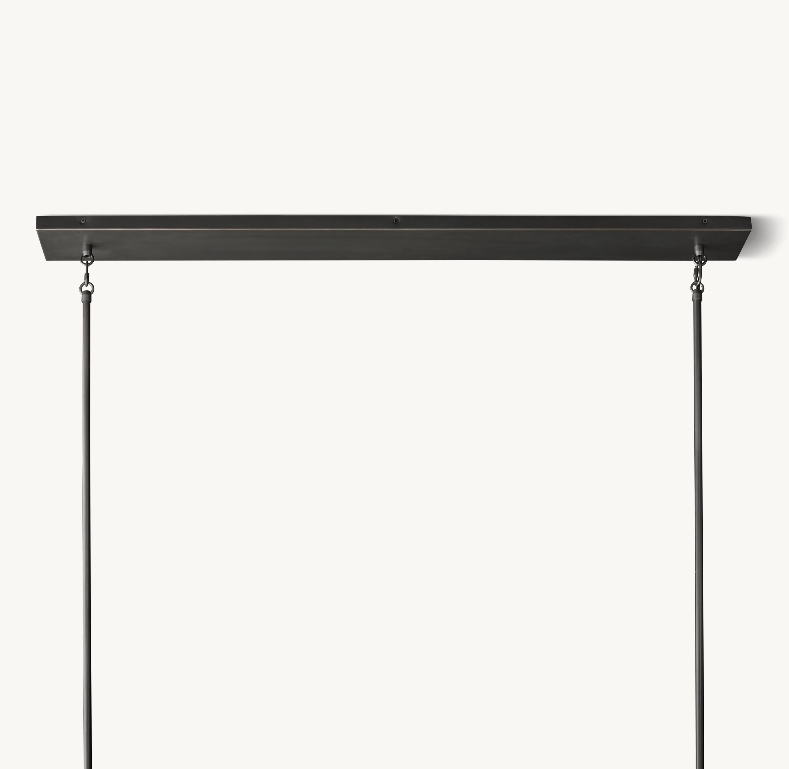 66 Inch Candle Linear Chandelier - Fontanelle