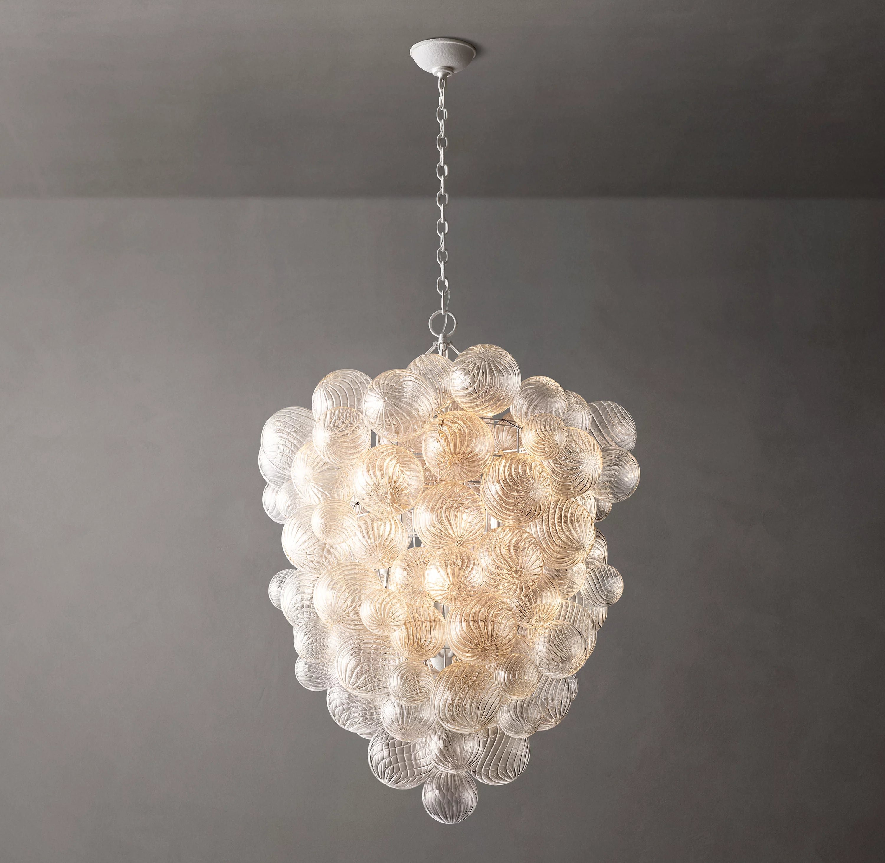 36 Inch Glass bubble Chandelier - Talia