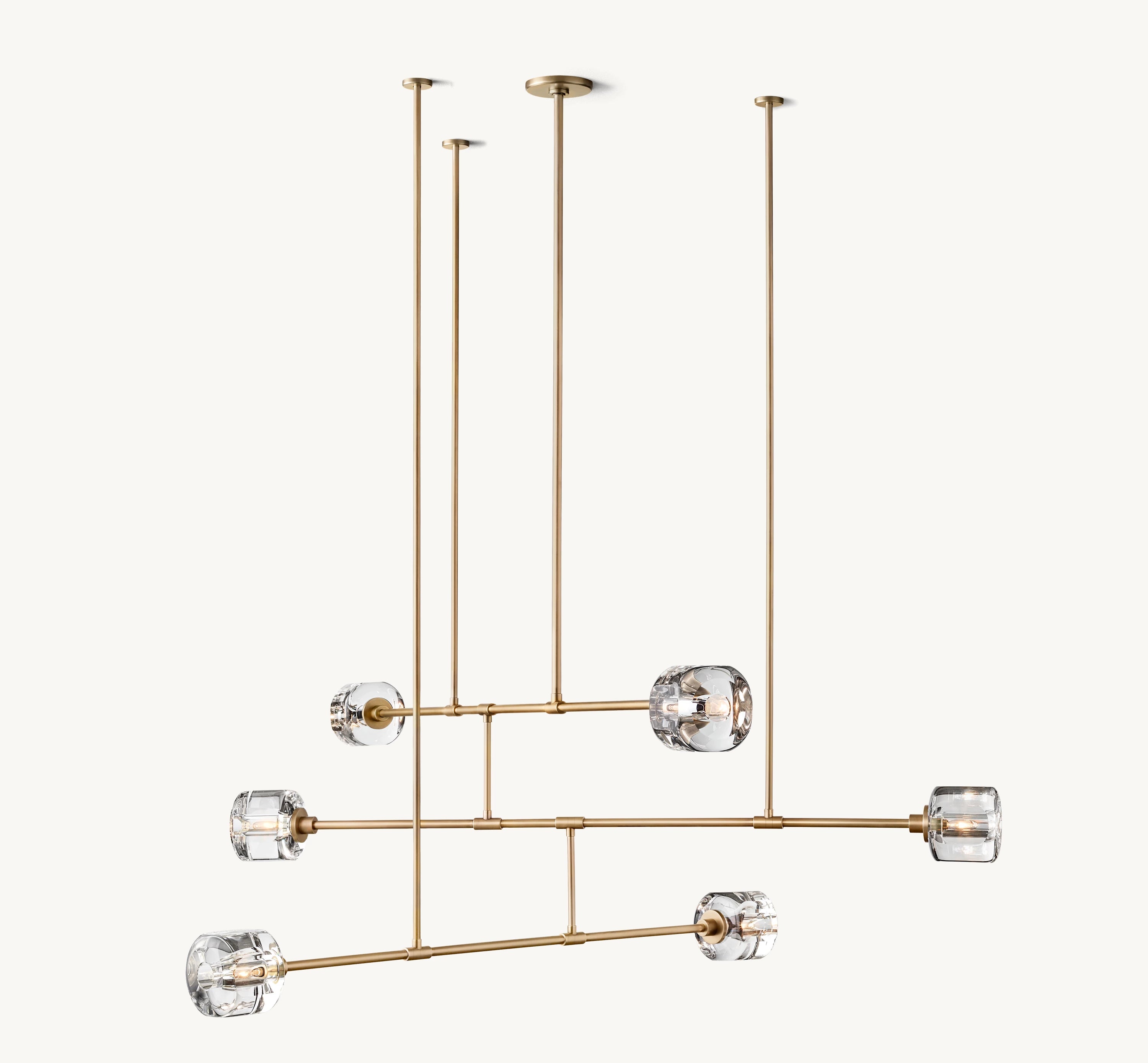 62 Inch Mobile Crystal Chandelier - Demaret
