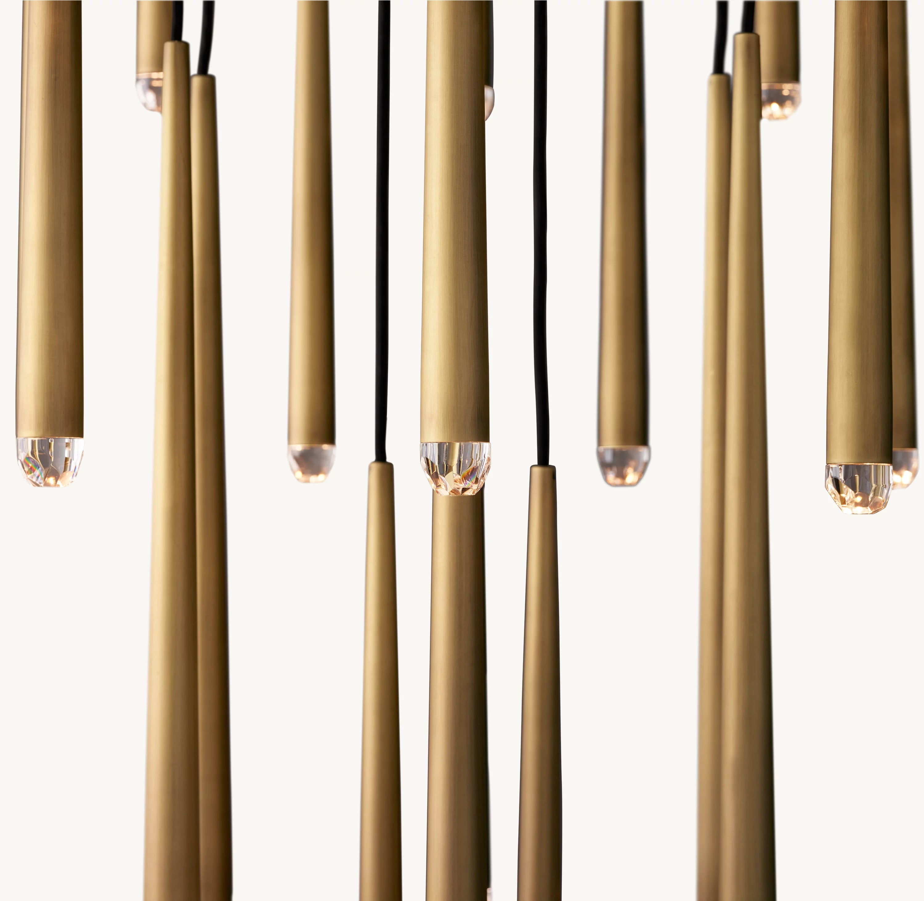 48 Inch Pin Cascading Round Chandelier - Aquitaine