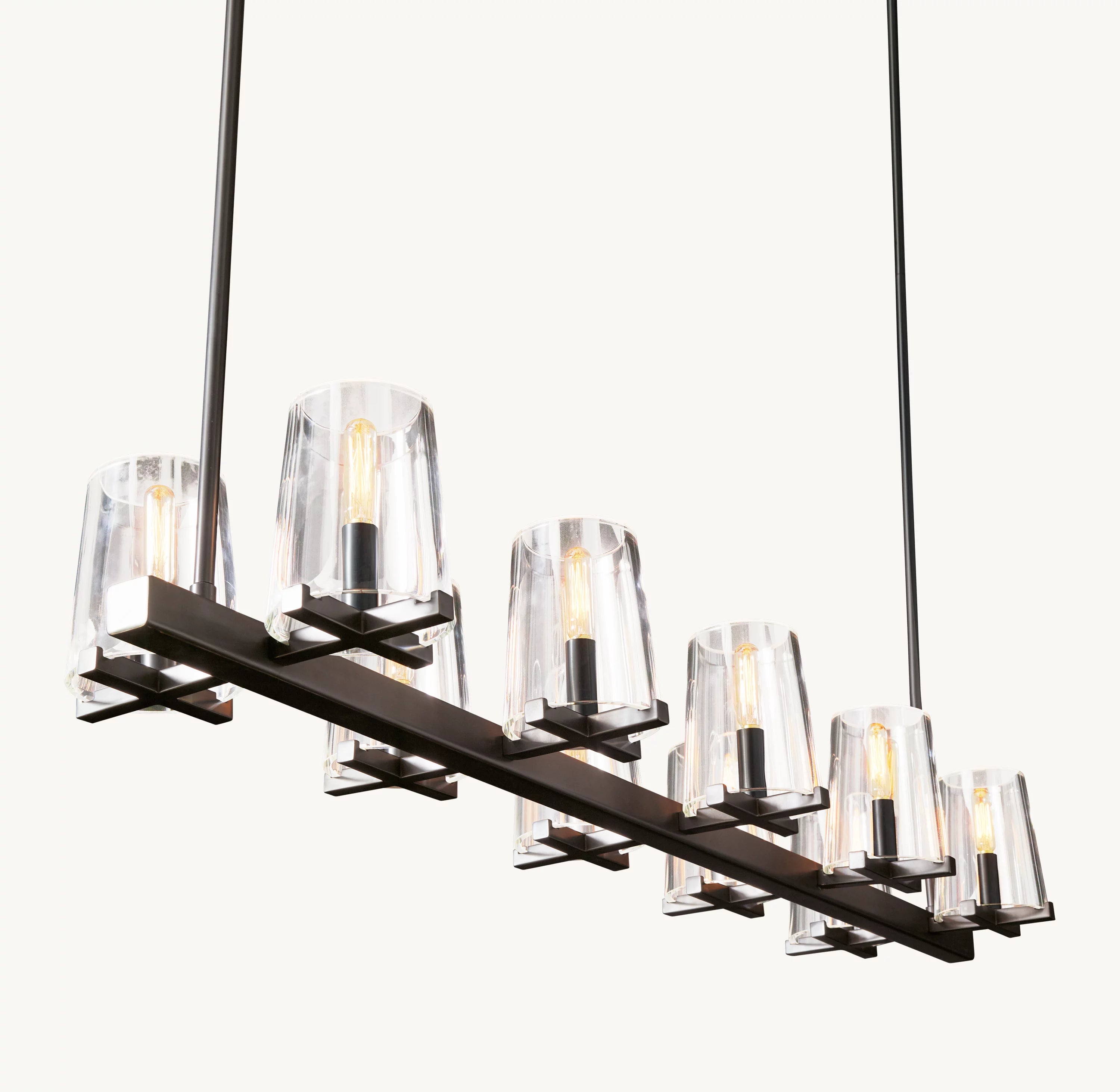 49 Inch Hurricane Candle Linear Chandelier - Pauillac