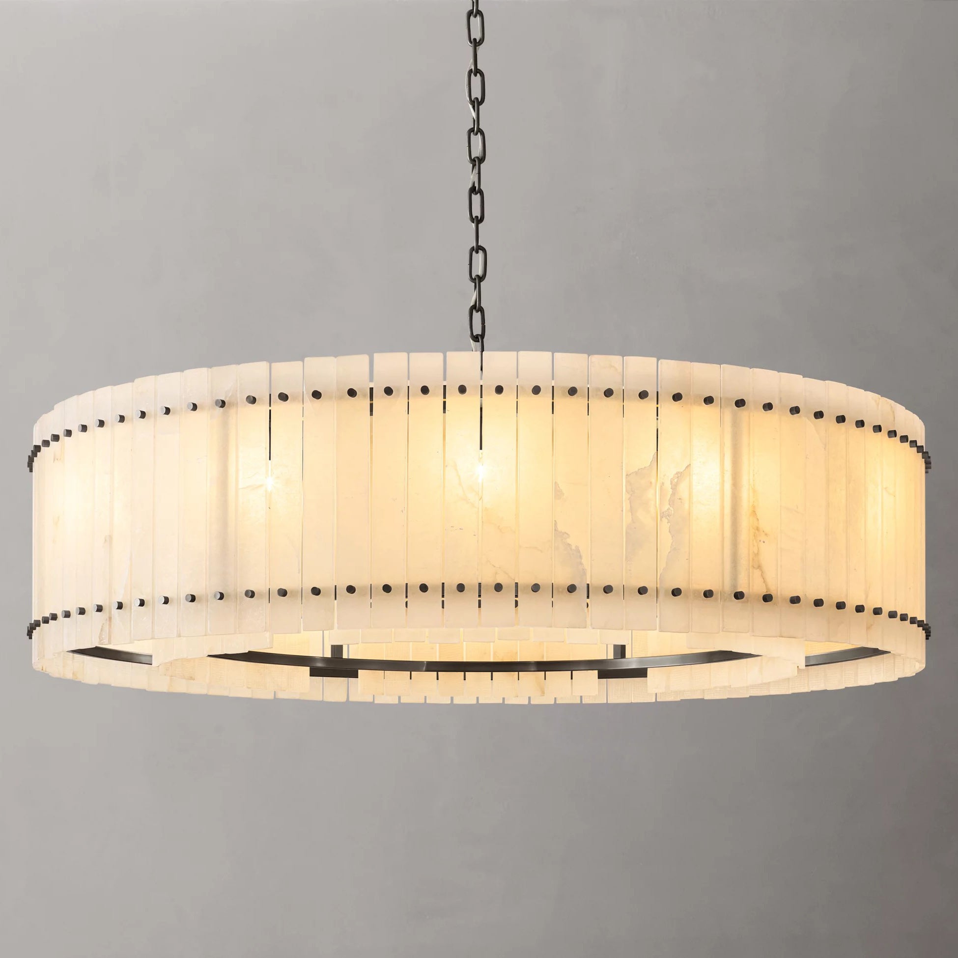 60 Inch Alabaster Round Chandelier - San Marco