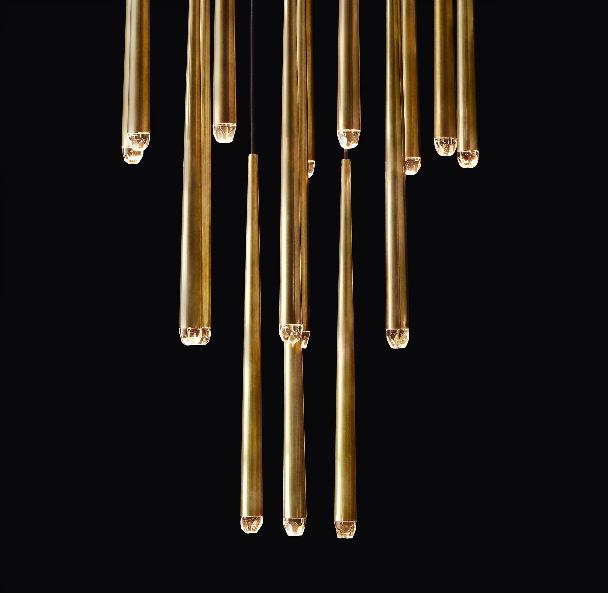 30 Inch Pin Cascading Round Chandelier - Aquitaine