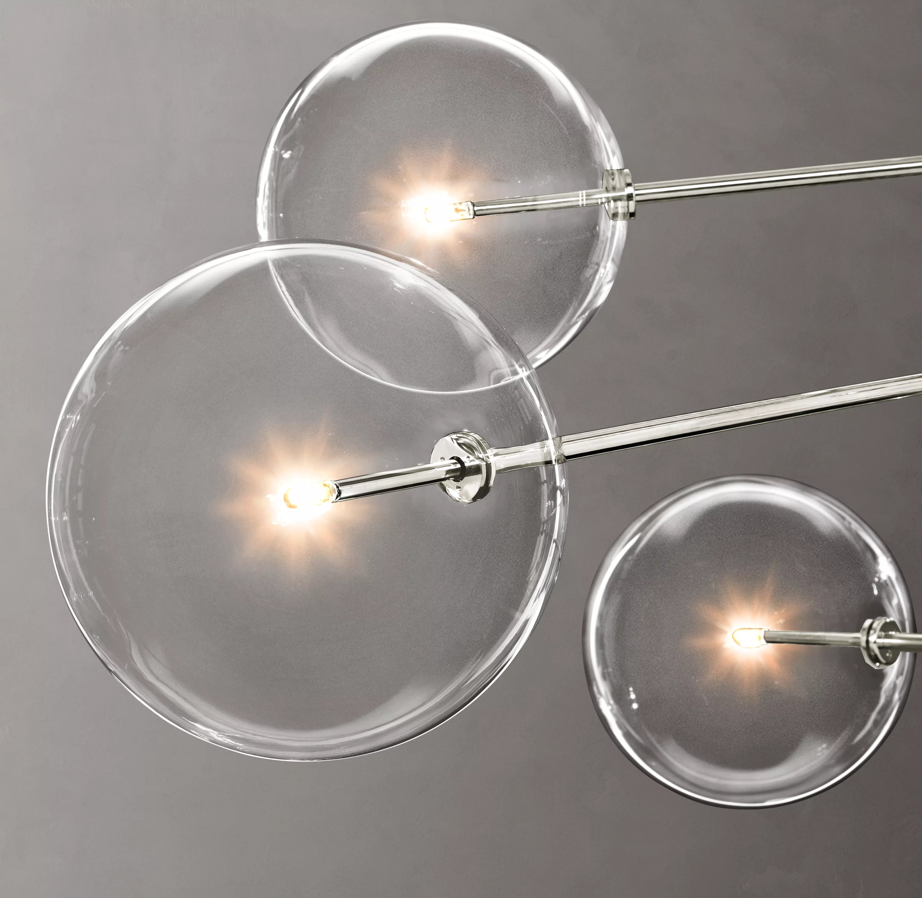 79 Inch Sputnik Globe Glass Chandelier - Mobile
