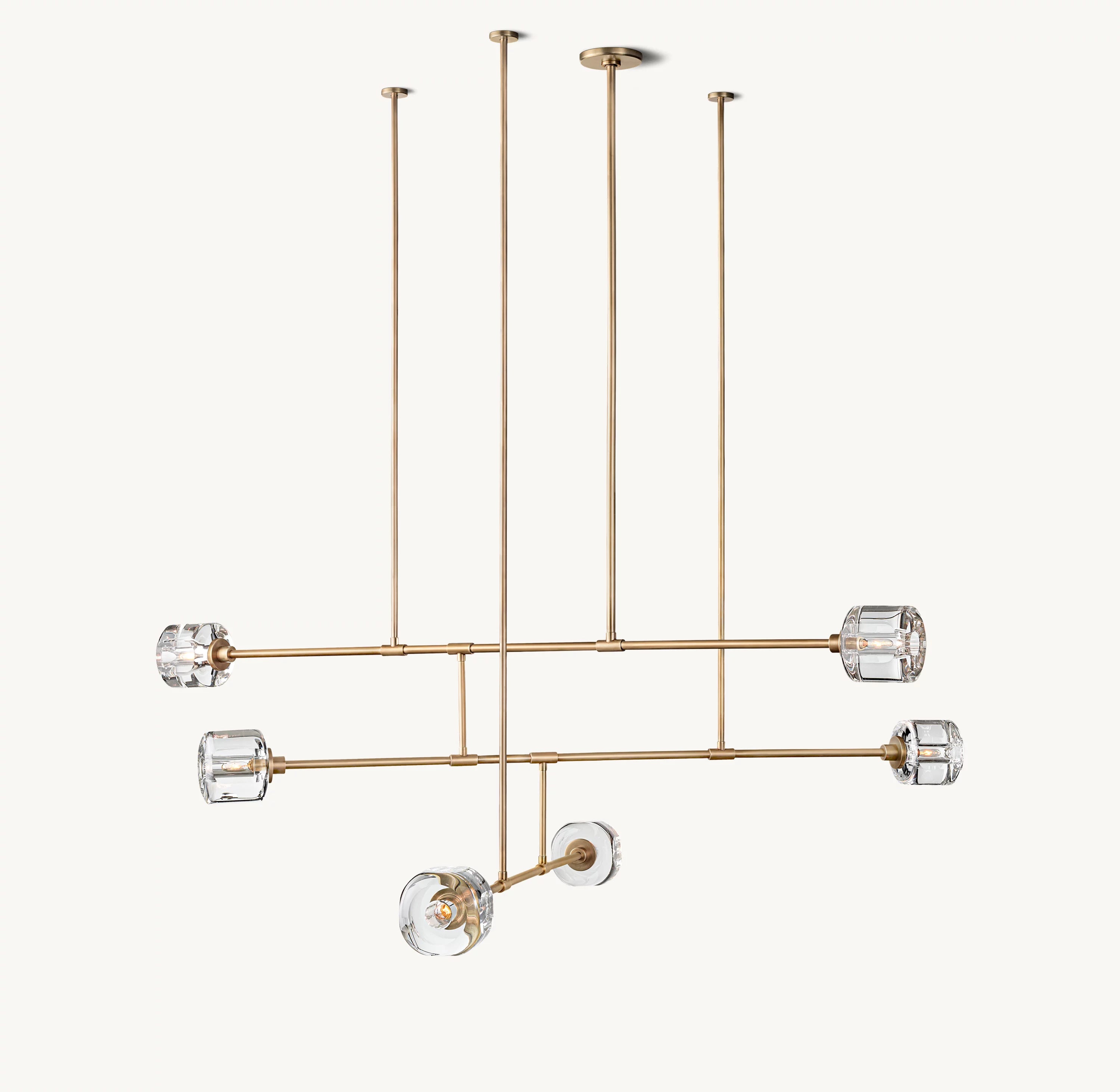 62 Inch Mobile Crystal Chandelier - Demaret