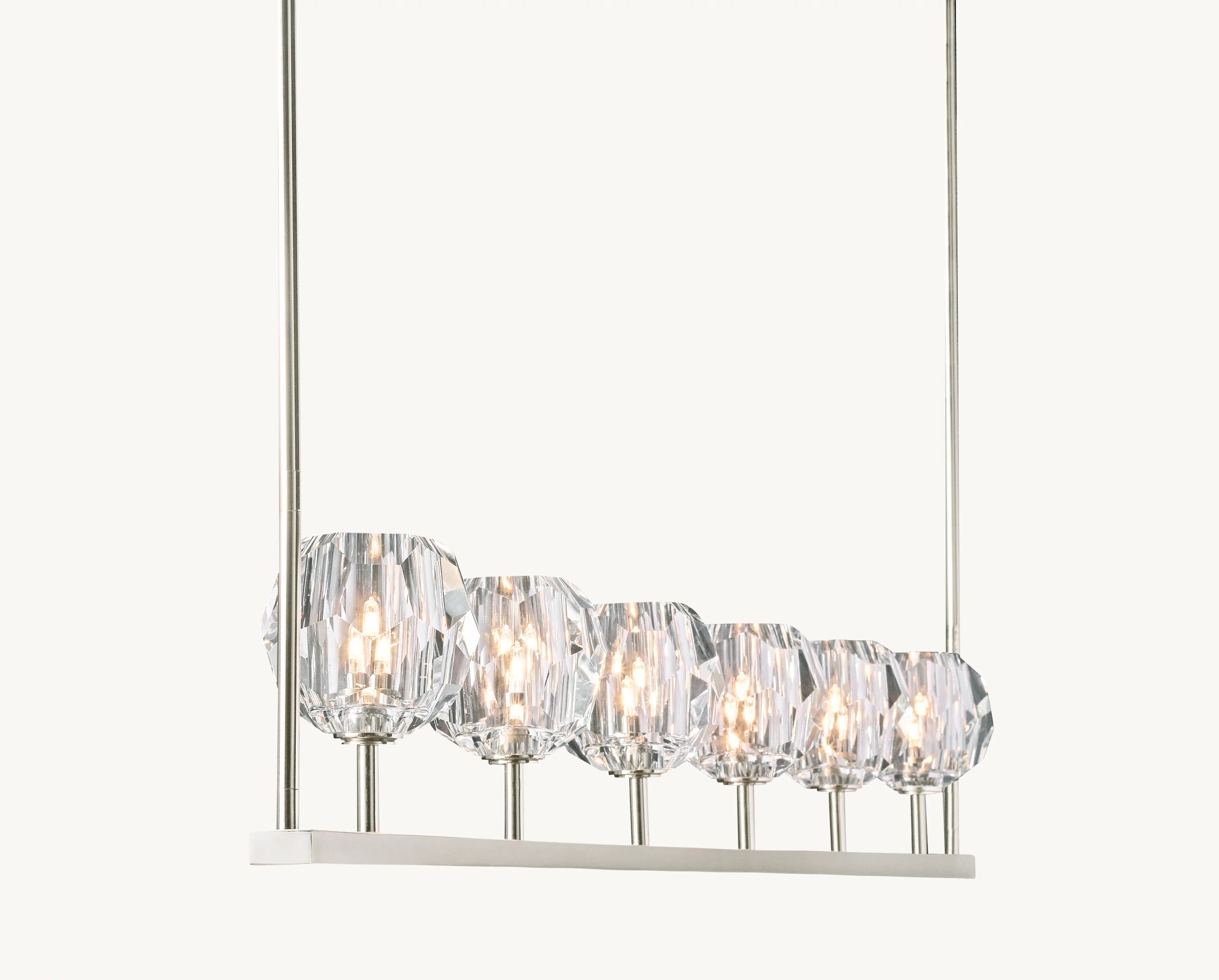 60 Inch Crystal Linear Chandelier – Boule