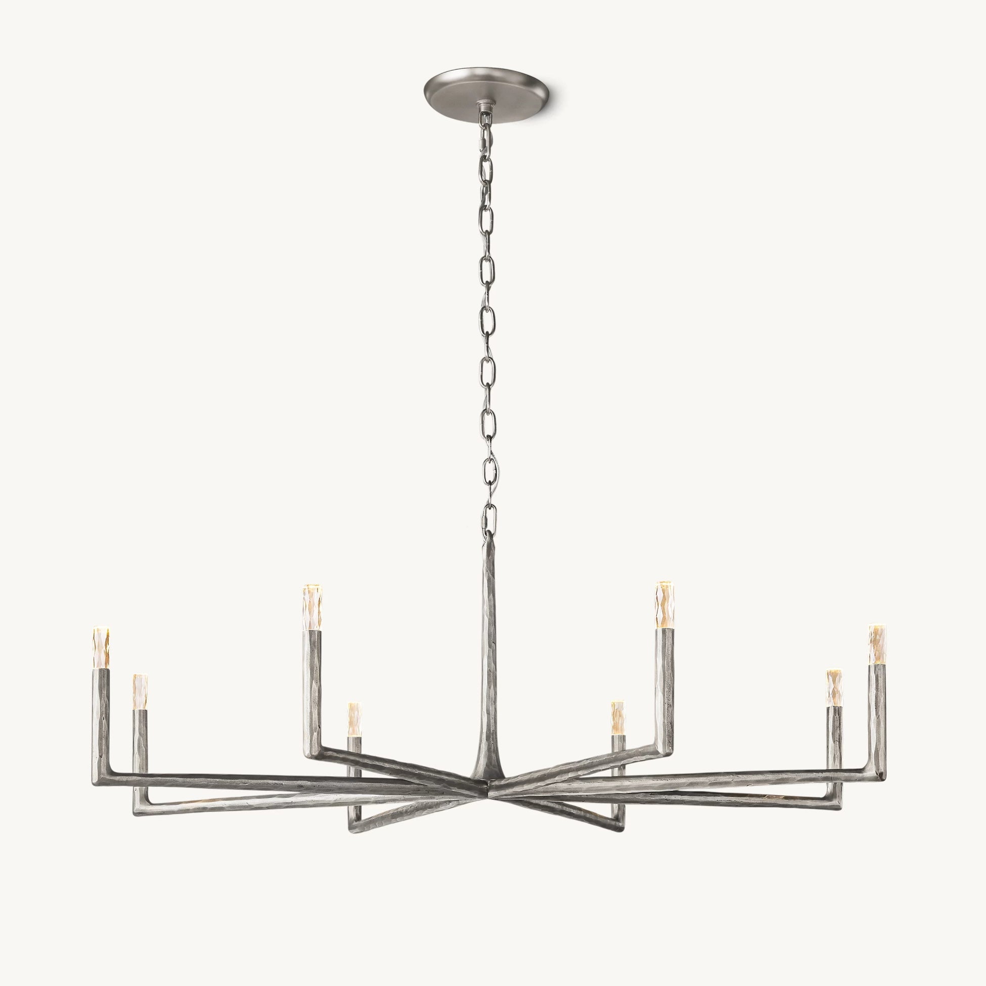 60 Inch Forged Candlestick Chandelier - Thaddeus