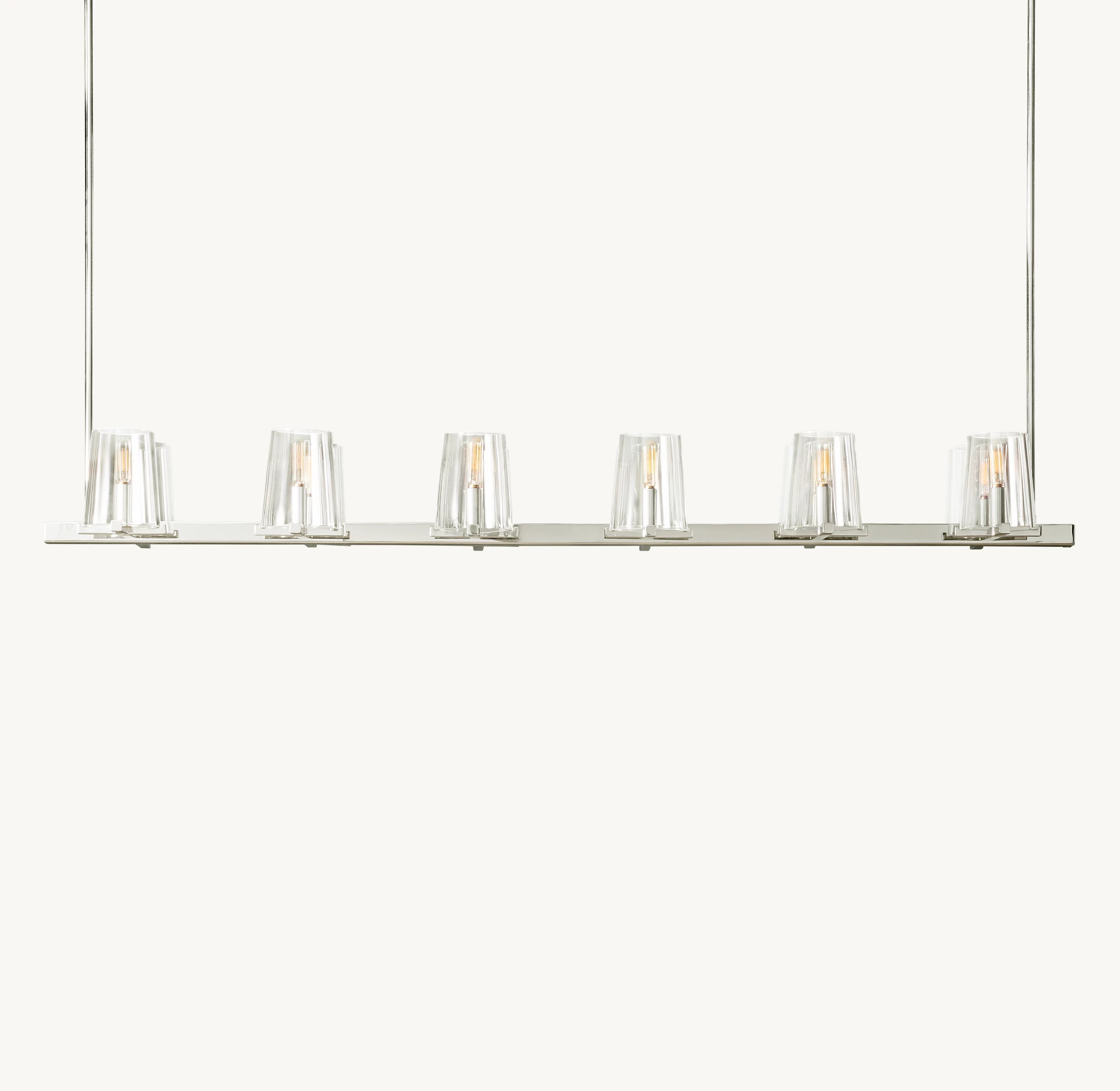 60 Inch Hurricane Candle Linear Chandelier - Pauillac
