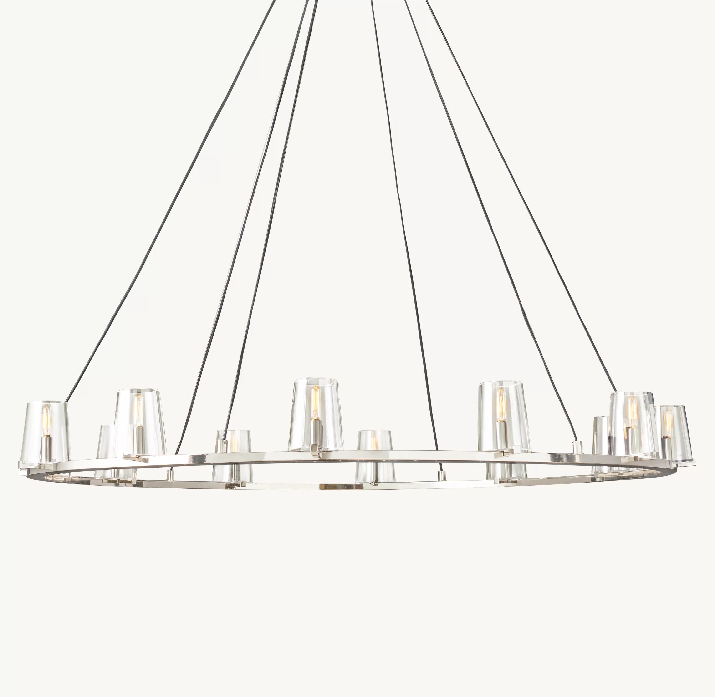 60 Inch Hurricane Candle Ring Chandelier - Pauillac
