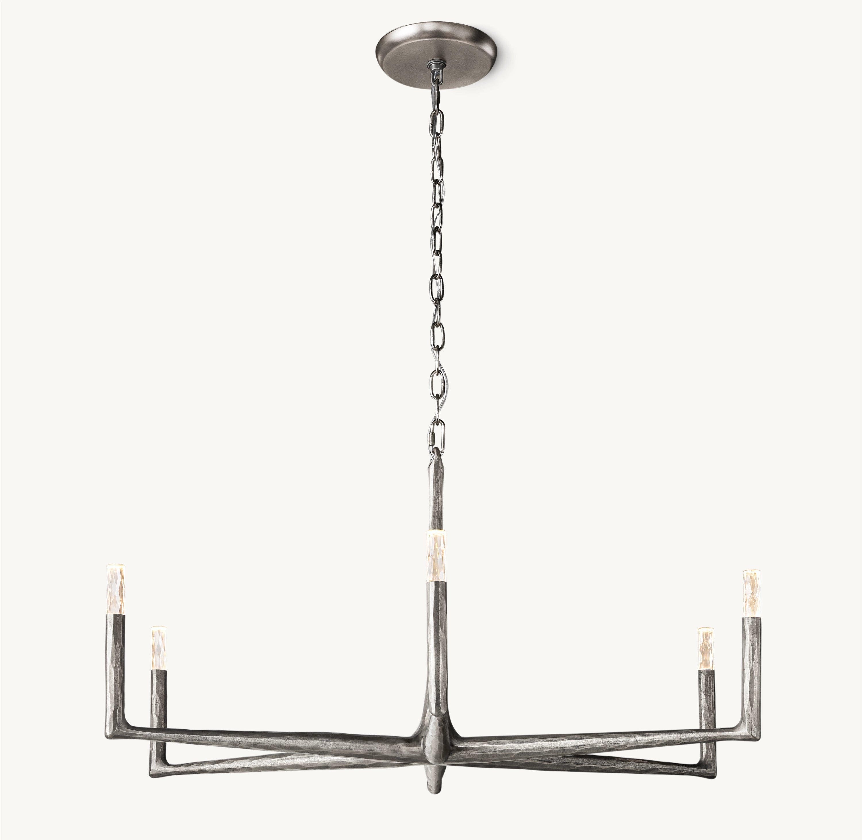 48 Inch Forged Candlestick Chandelier - Thaddeus