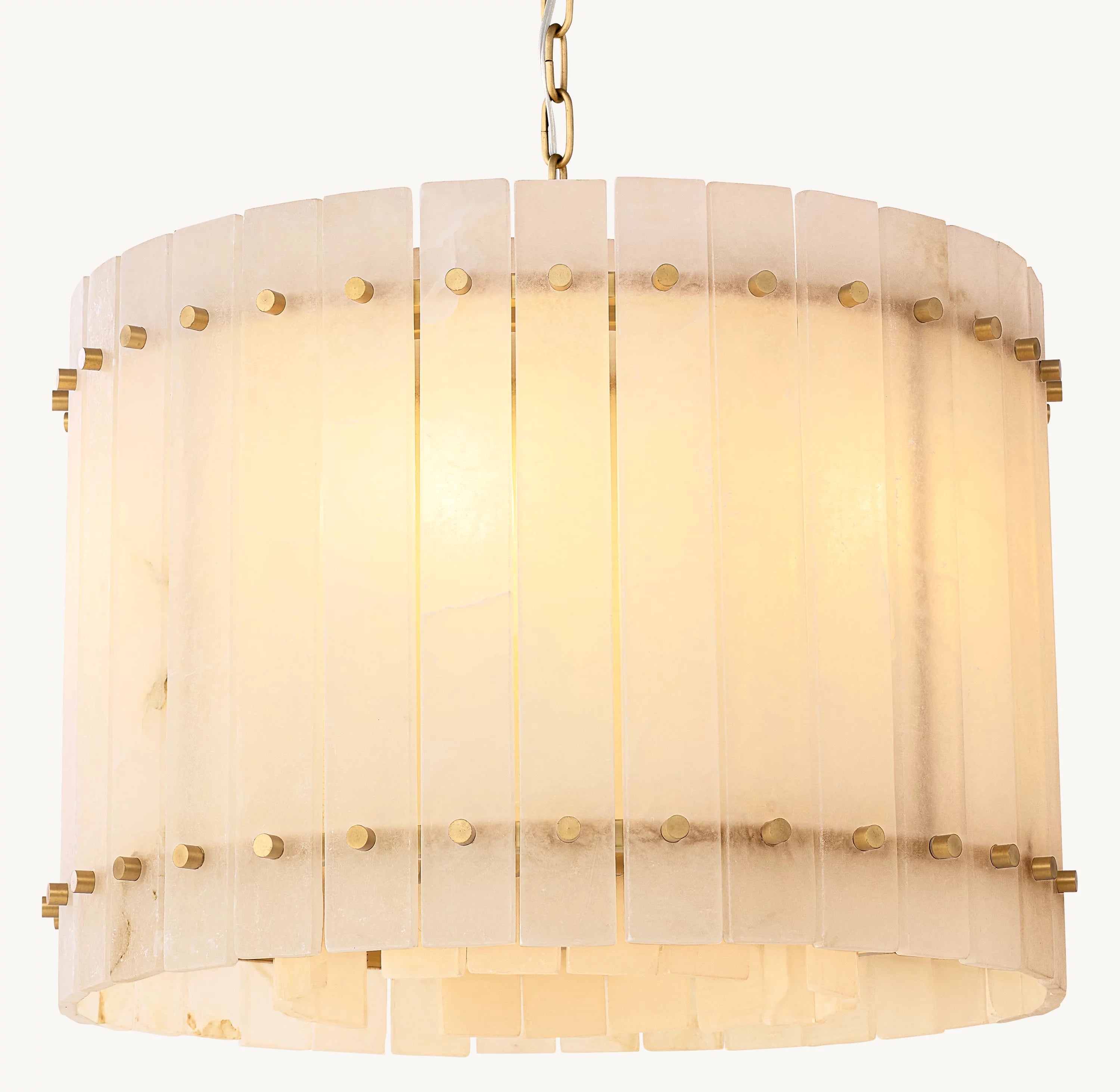22 Inch Alabaster Round Chandelier - San Marco