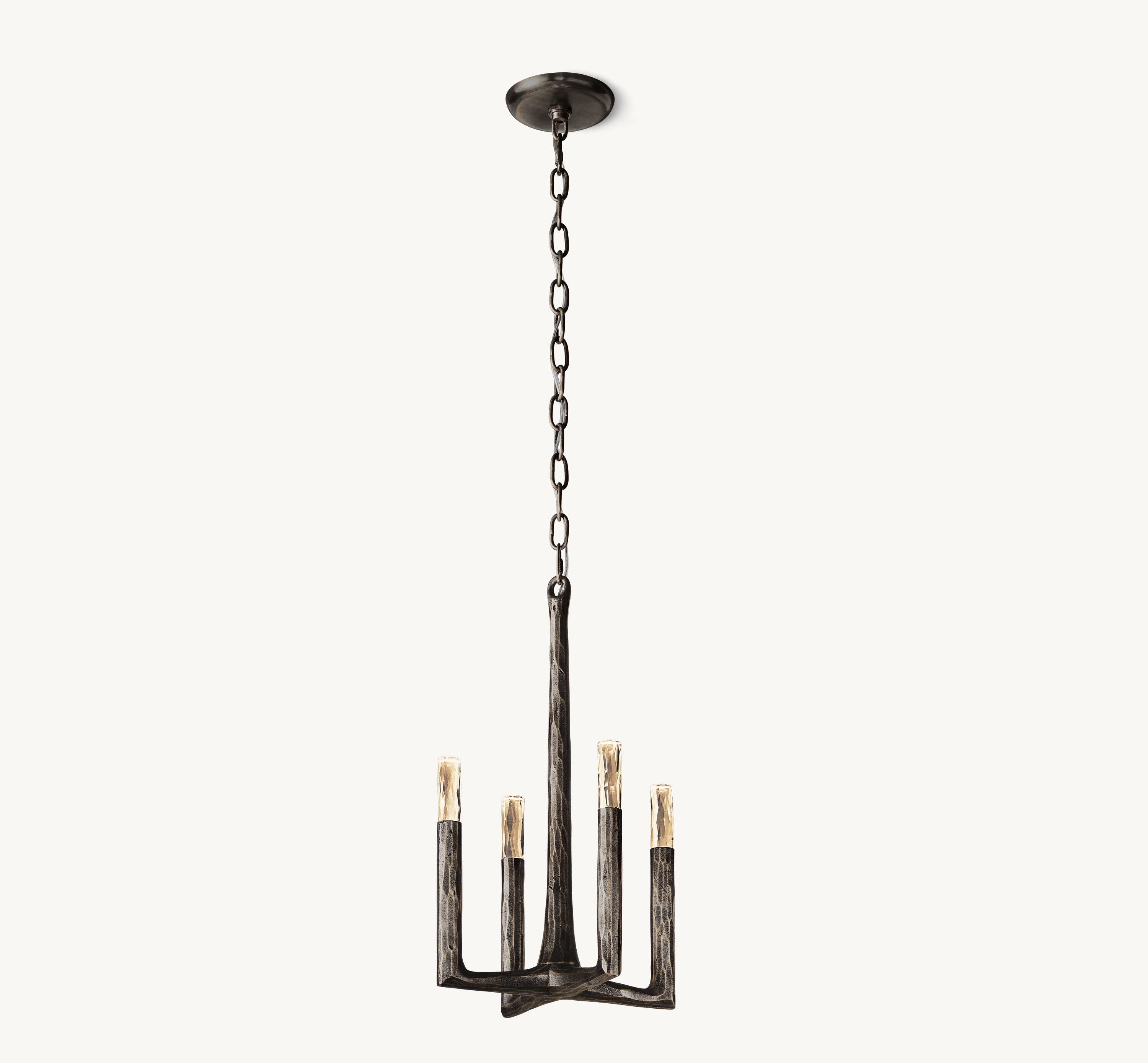 Forged Candlestick Pendant Light - Thaddeus