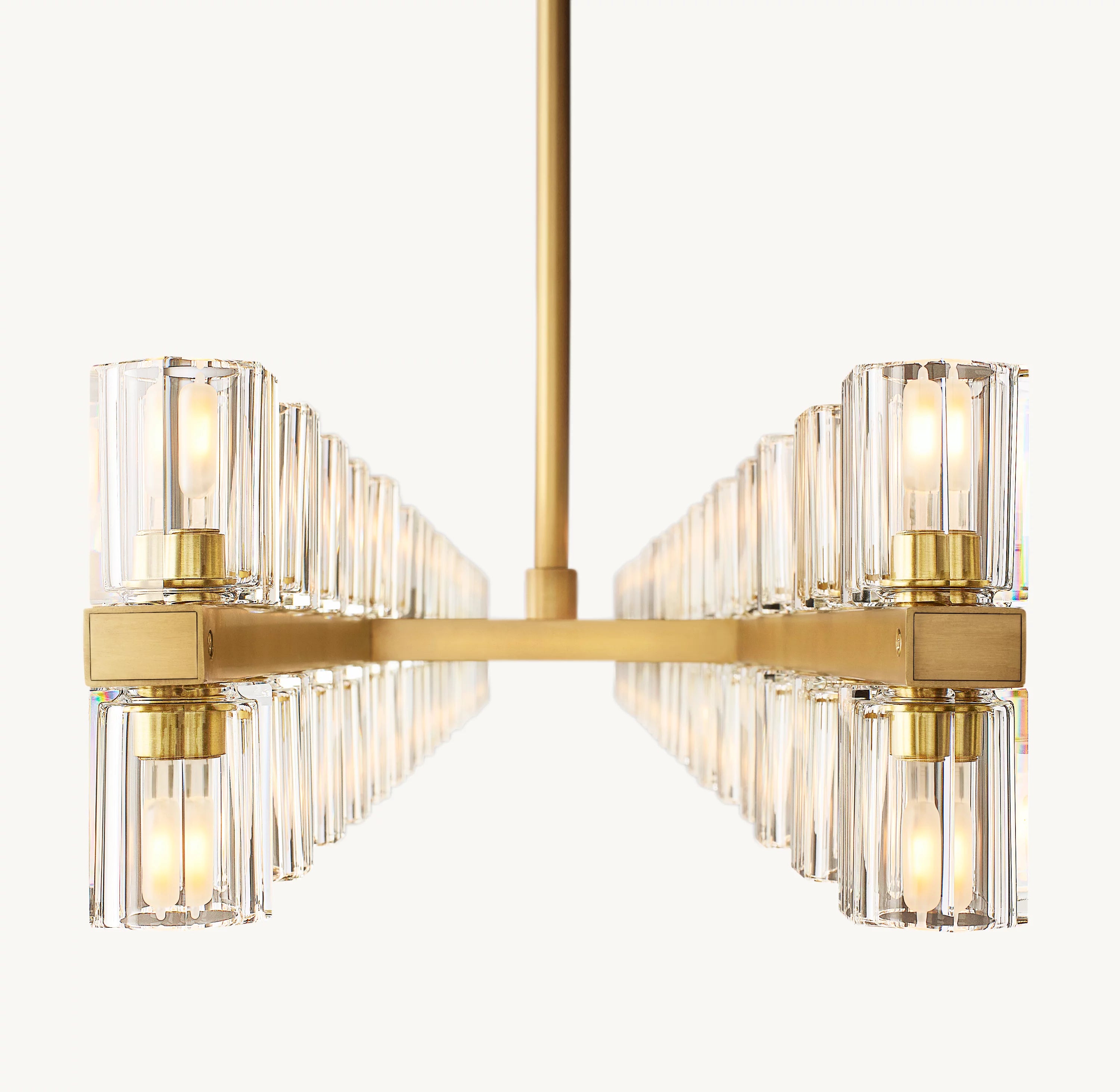 72 Inch Hexagonal Crystal Linear Chandelier – Arcachon