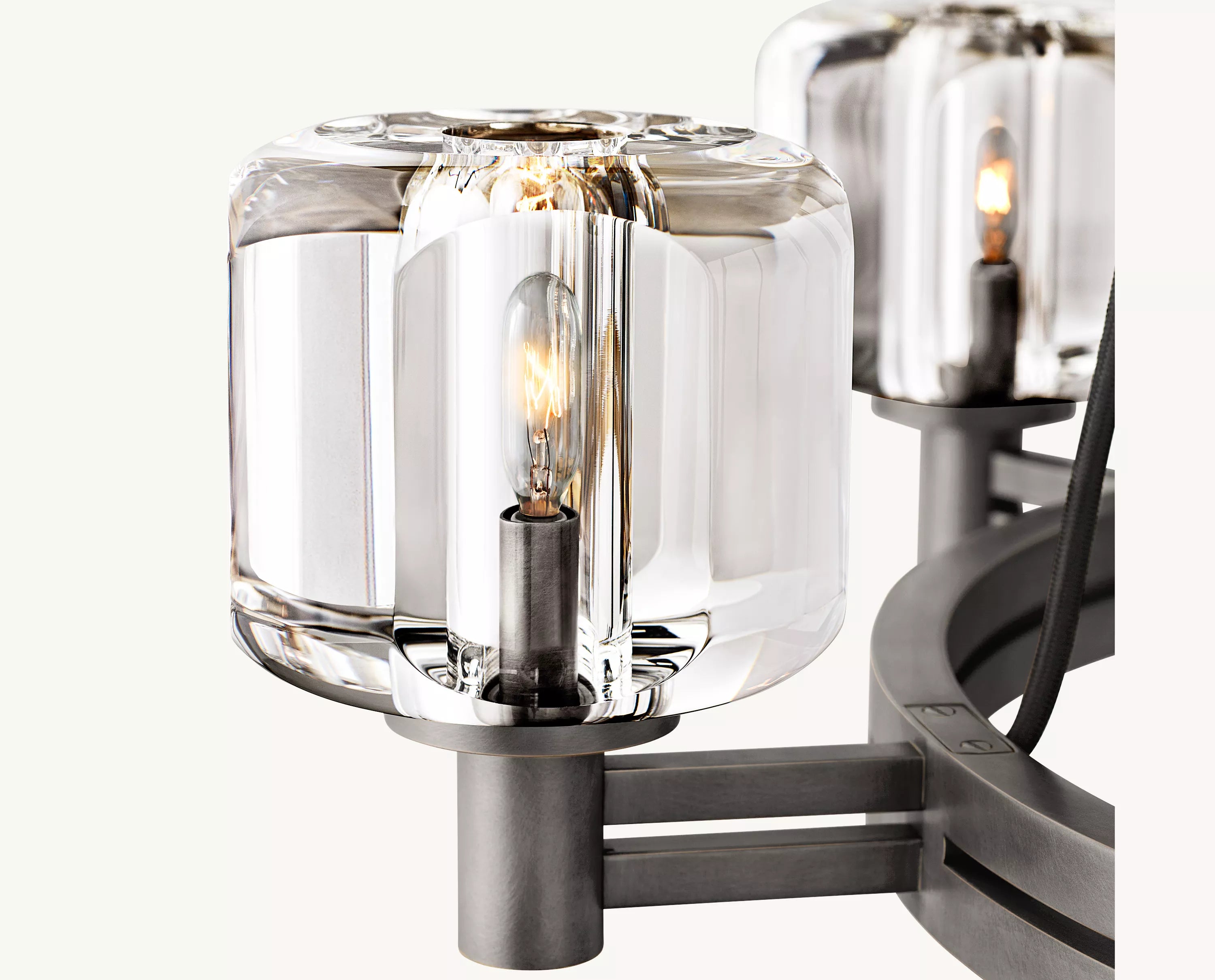 36 Inch Crystal Round Candle Chandelier - Demaret