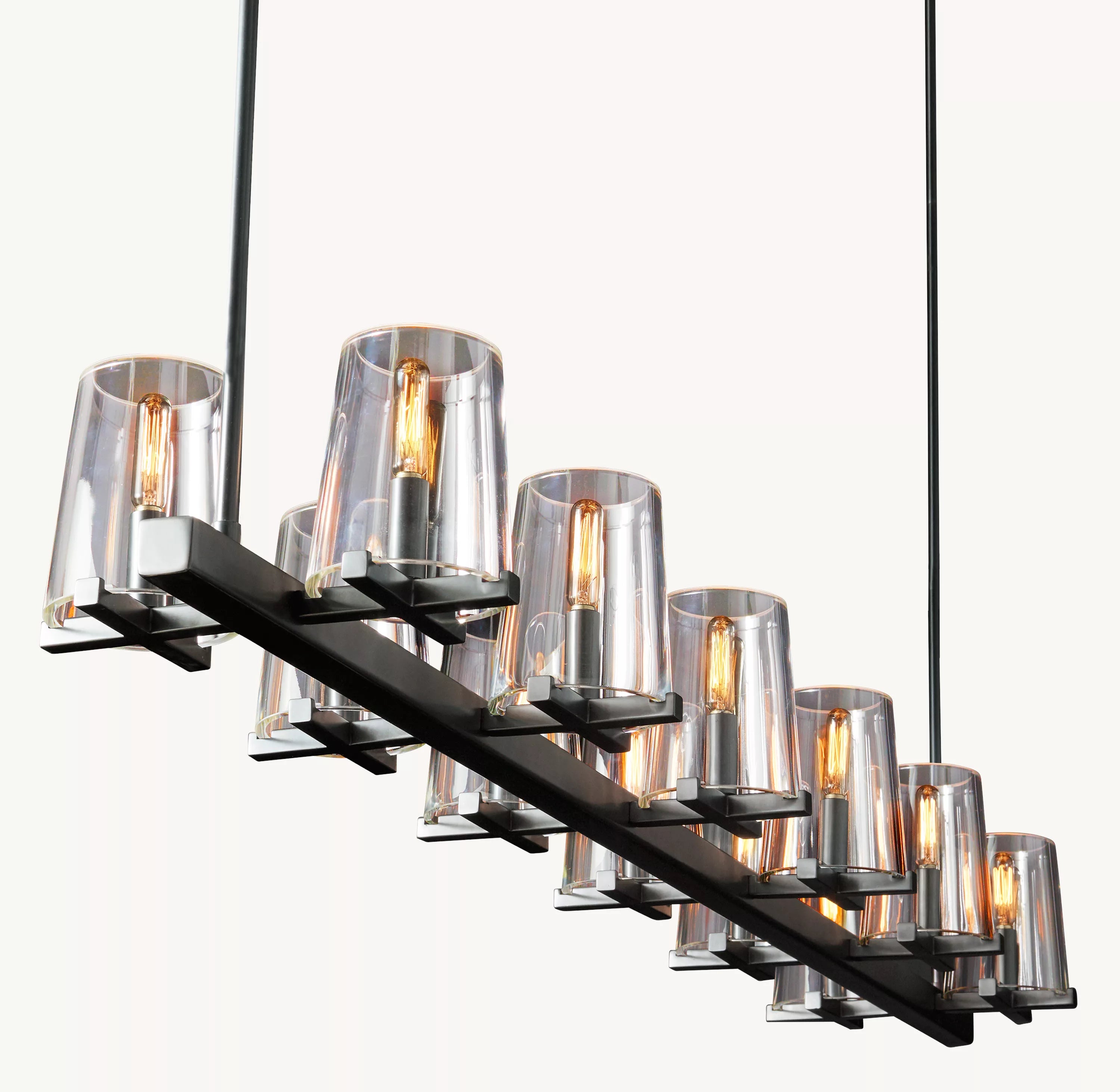 60 Inch Hurricane Candle Linear Chandelier - Pauillac
