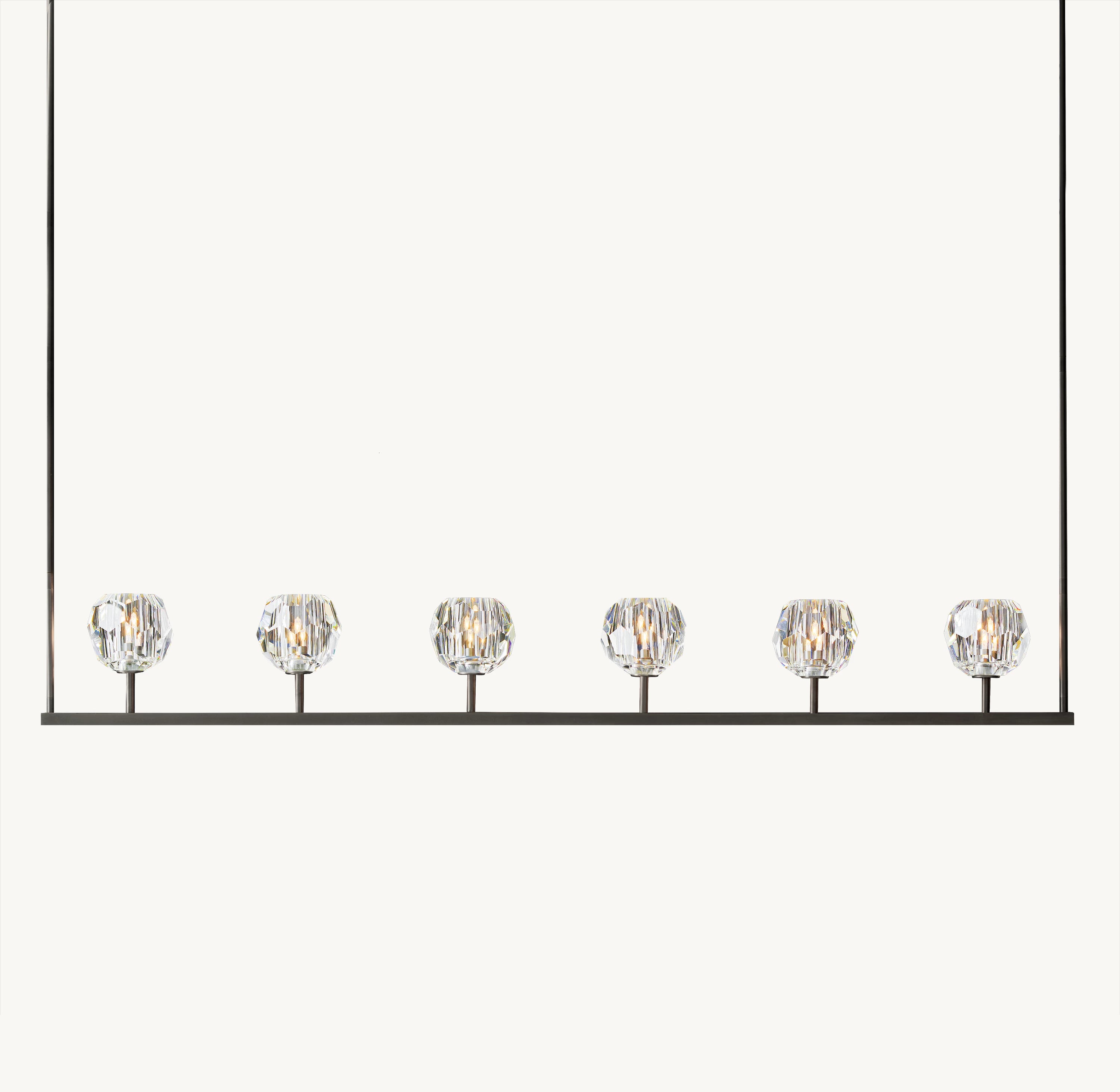 60 Inch Crystal Linear Chandelier – Boule