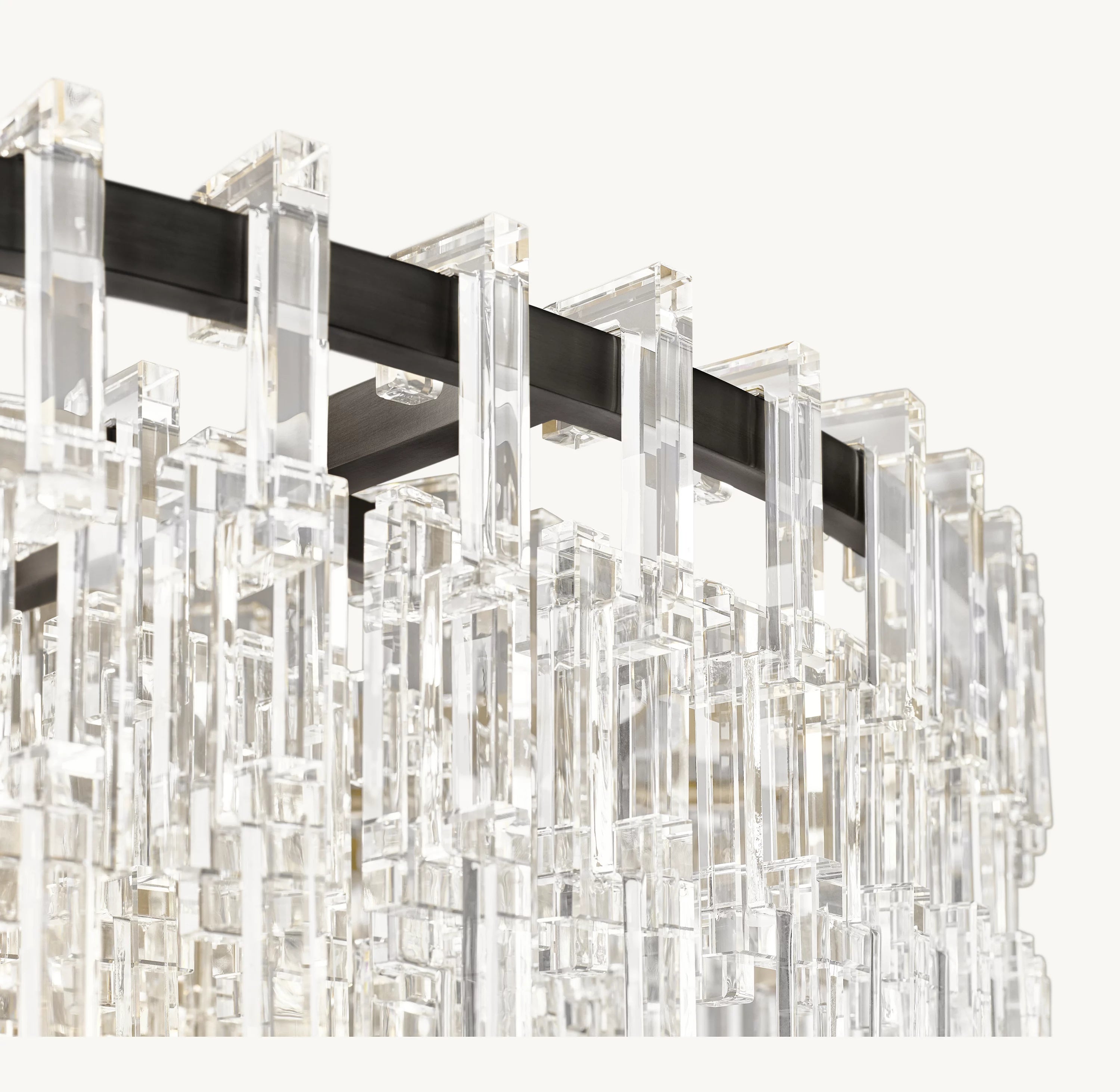 48 Inch Cascading Chain Crystal Round Chandelier - Marignan